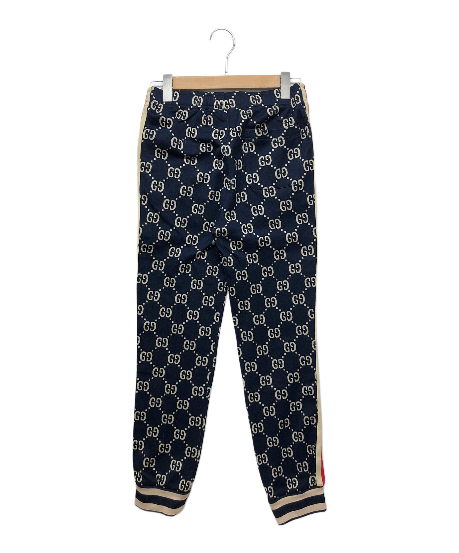 GUCCI　GGジャガード　ハーフパンツ　ジャージ　ネイビー　サイズS GUCCI GGジャガード ハーフパンツ ジャージ ネイビー サイズS GUCCI GG