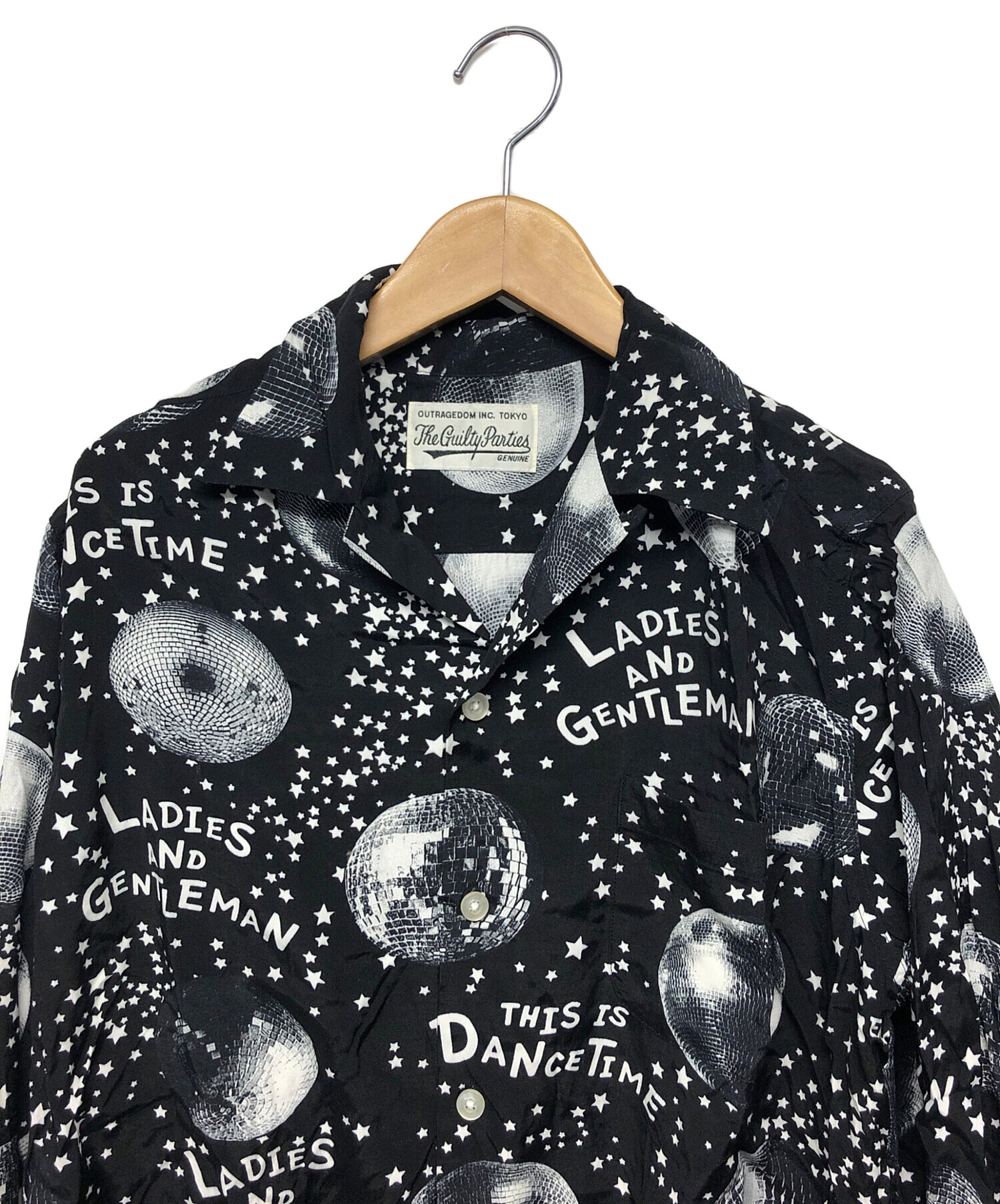 ワコマリアミラーボールシャツ WACKO MARIA ワコマリア 長袖アロハ