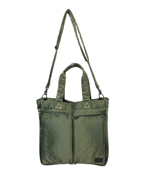 中古・古着通販】PORTER (ポーター) 2wayトートバッグ グリーン
