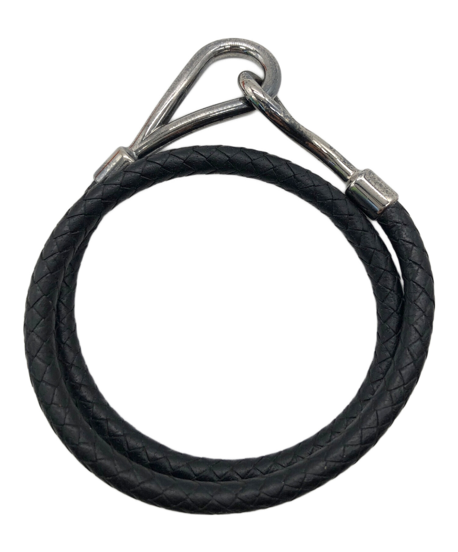 中古・古着通販】HERMES (エルメス) ジャンボブレスレット ブラック