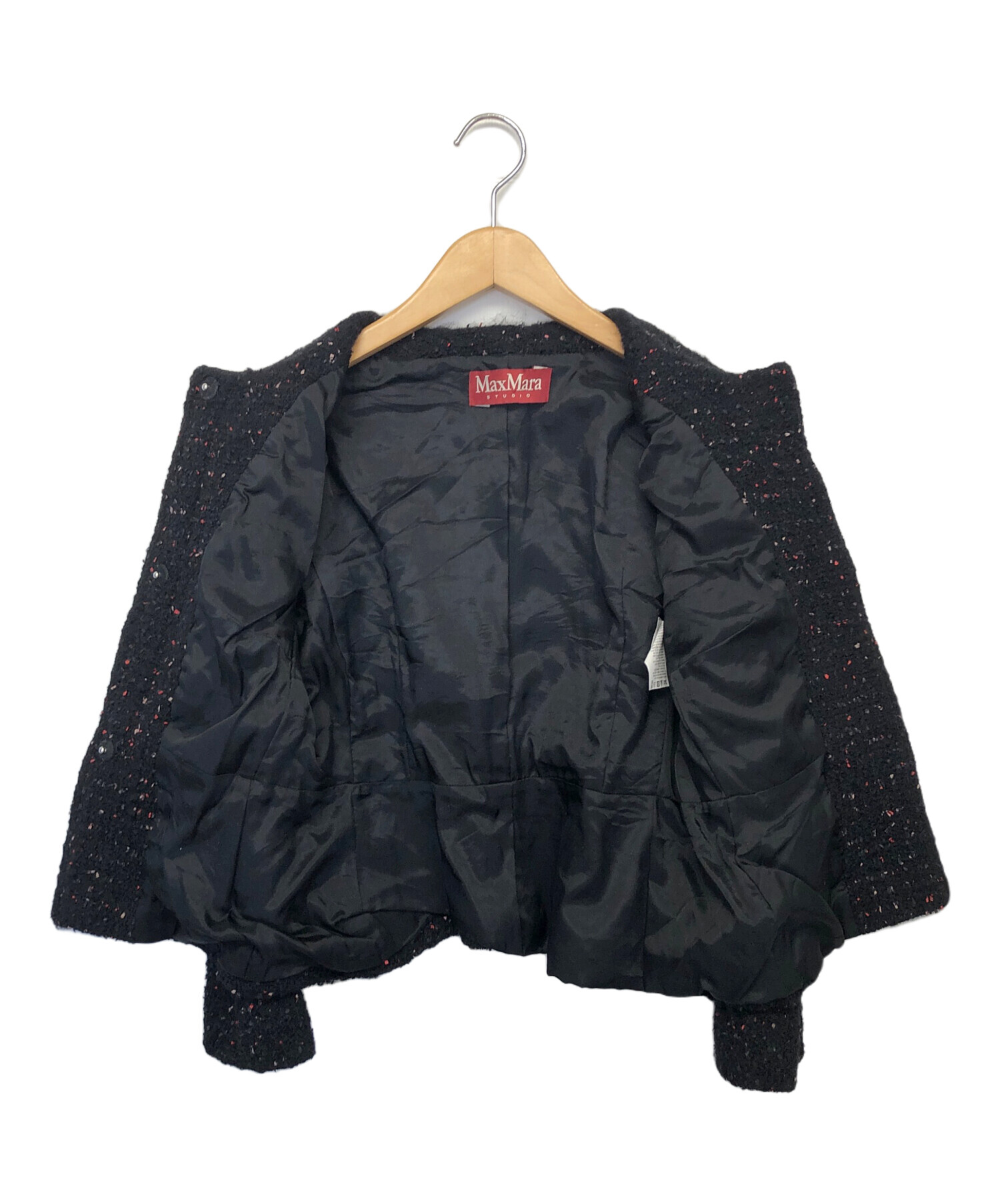 中古・古着通販】MaxMara (マックスマーラ) ツイードジャケット 