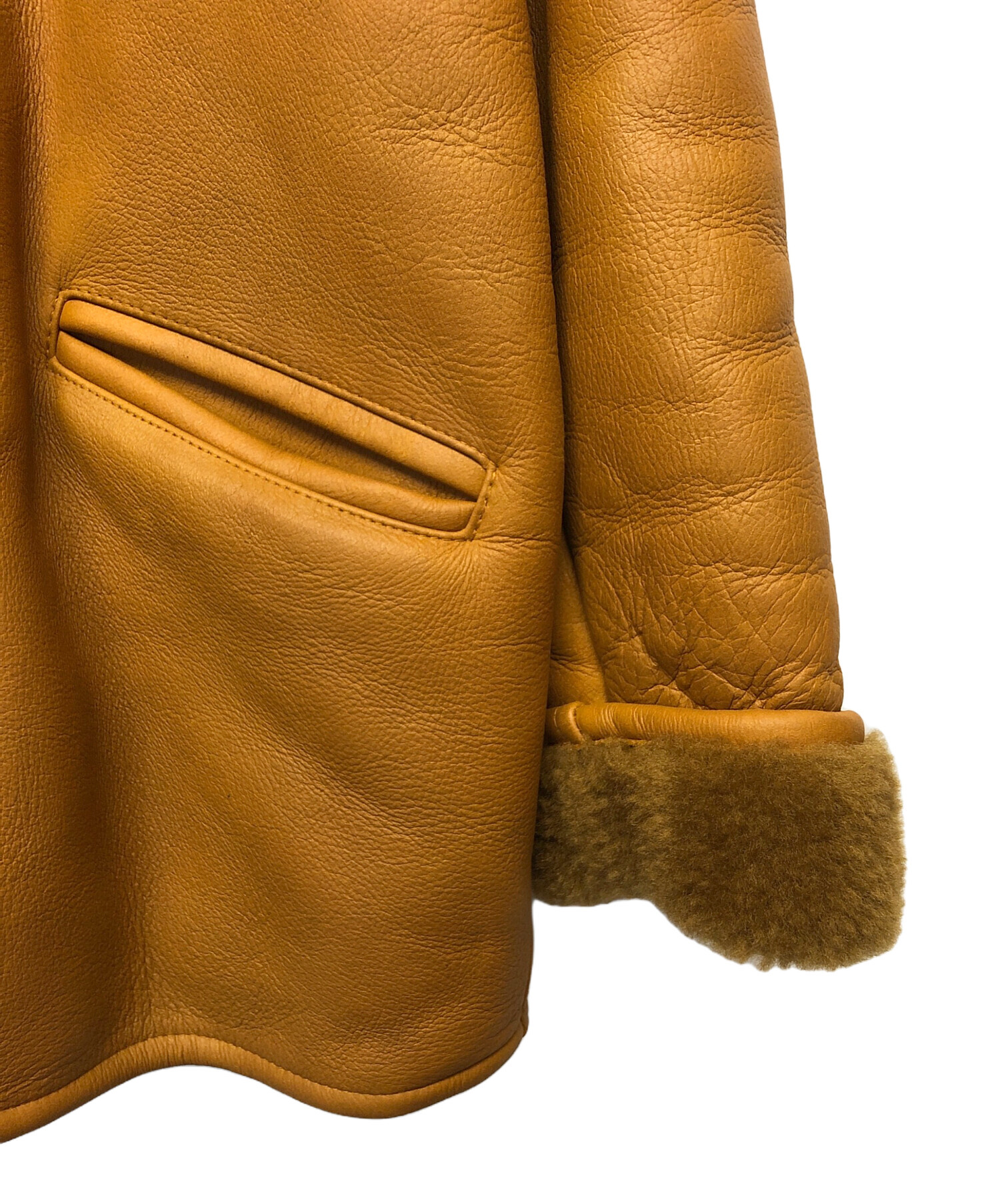 wind armor VINTAGE ムートンジャケット　キャメル　Mサイズ 中古・古着通販】Wind Armor (ウィンドアーマー) ムートンジャケット