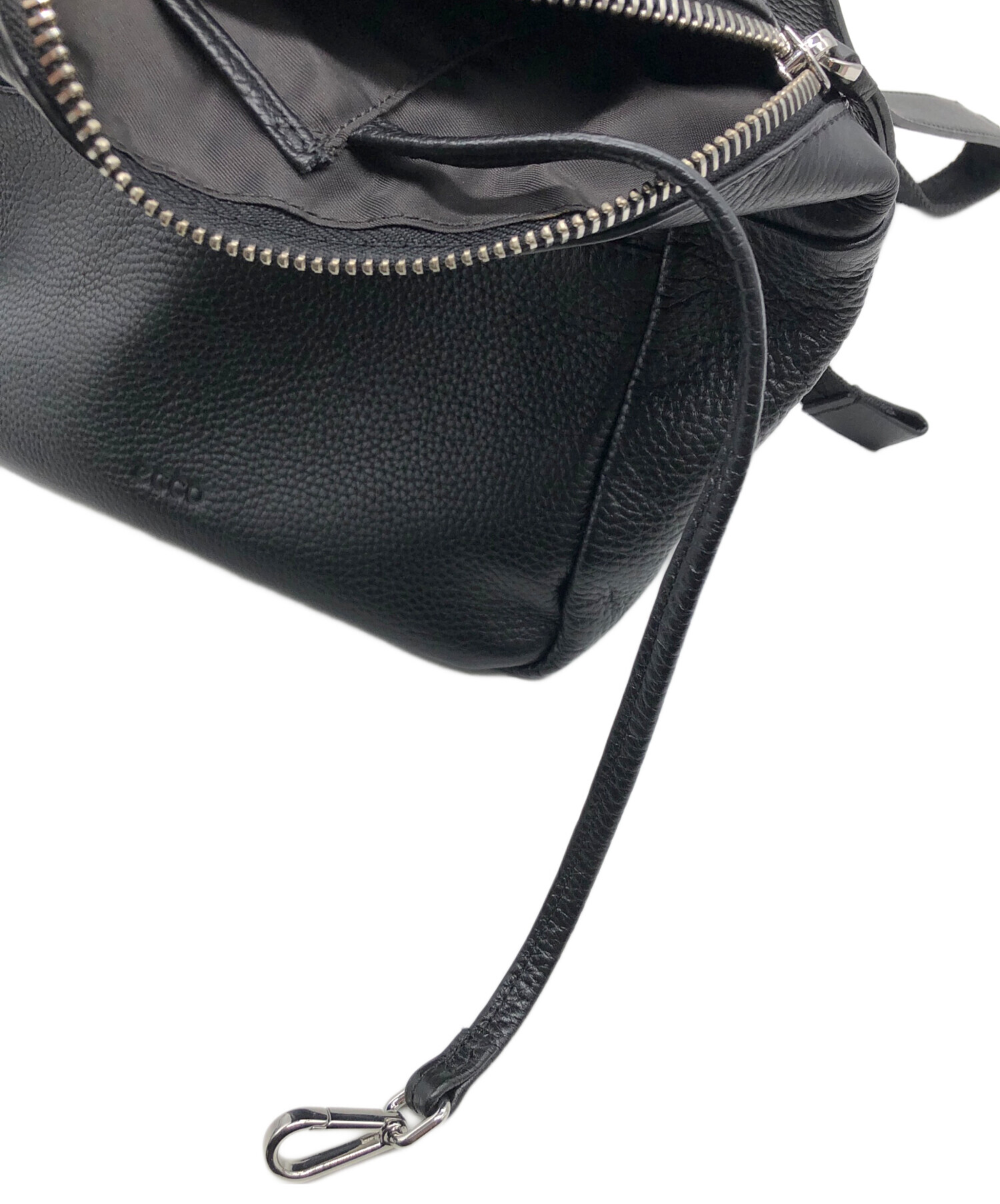 中古・古着通販】ECCO (エコー) レザーリュック ブラック｜ブランド