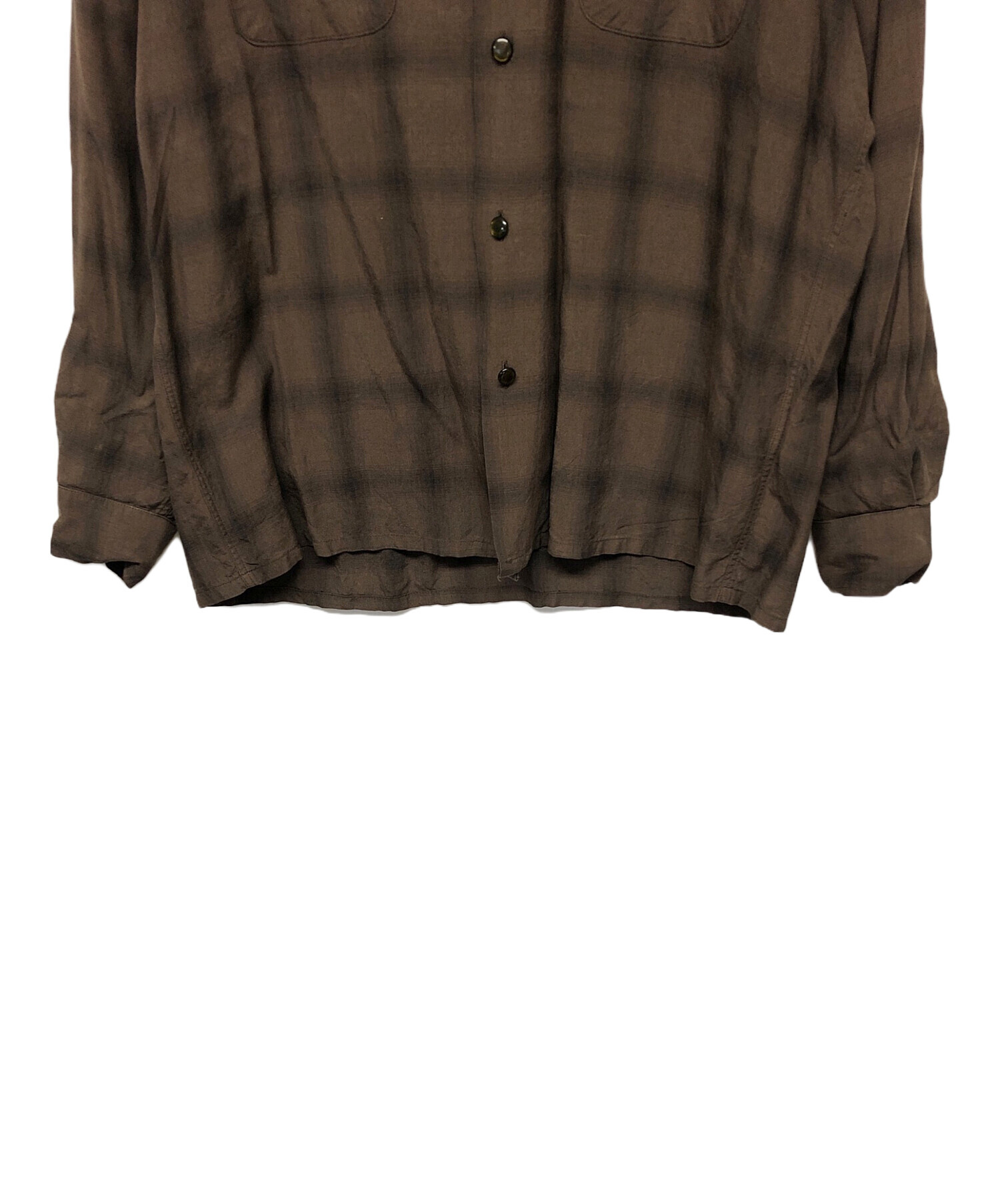 中古・古着通販】WACKO MARIA (ワコマリア) 長袖シャツ ブラウン