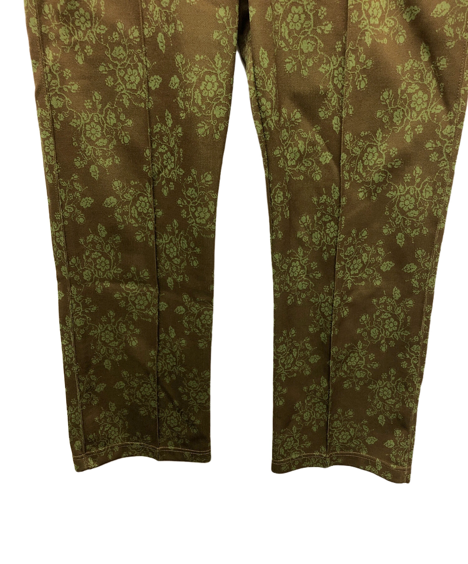 中古・古着通販】Needles (ニードルズ) トラックパンツ 黄緑×オリーブ