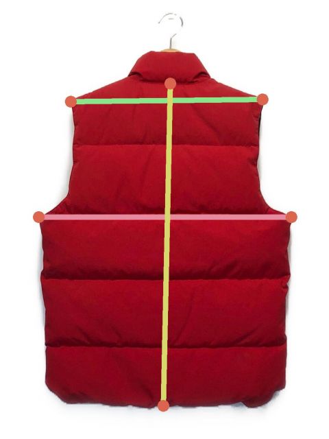 中古・古着通販】CANADA GOOSE (カナダグース) ダウンベスト レッド