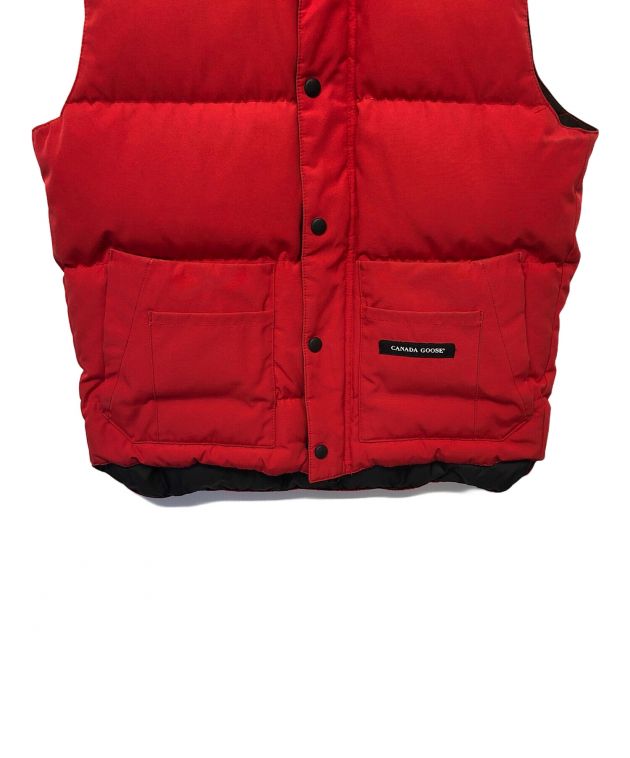 中古・古着通販】CANADA GOOSE (カナダグース) ダウンベスト レッド 