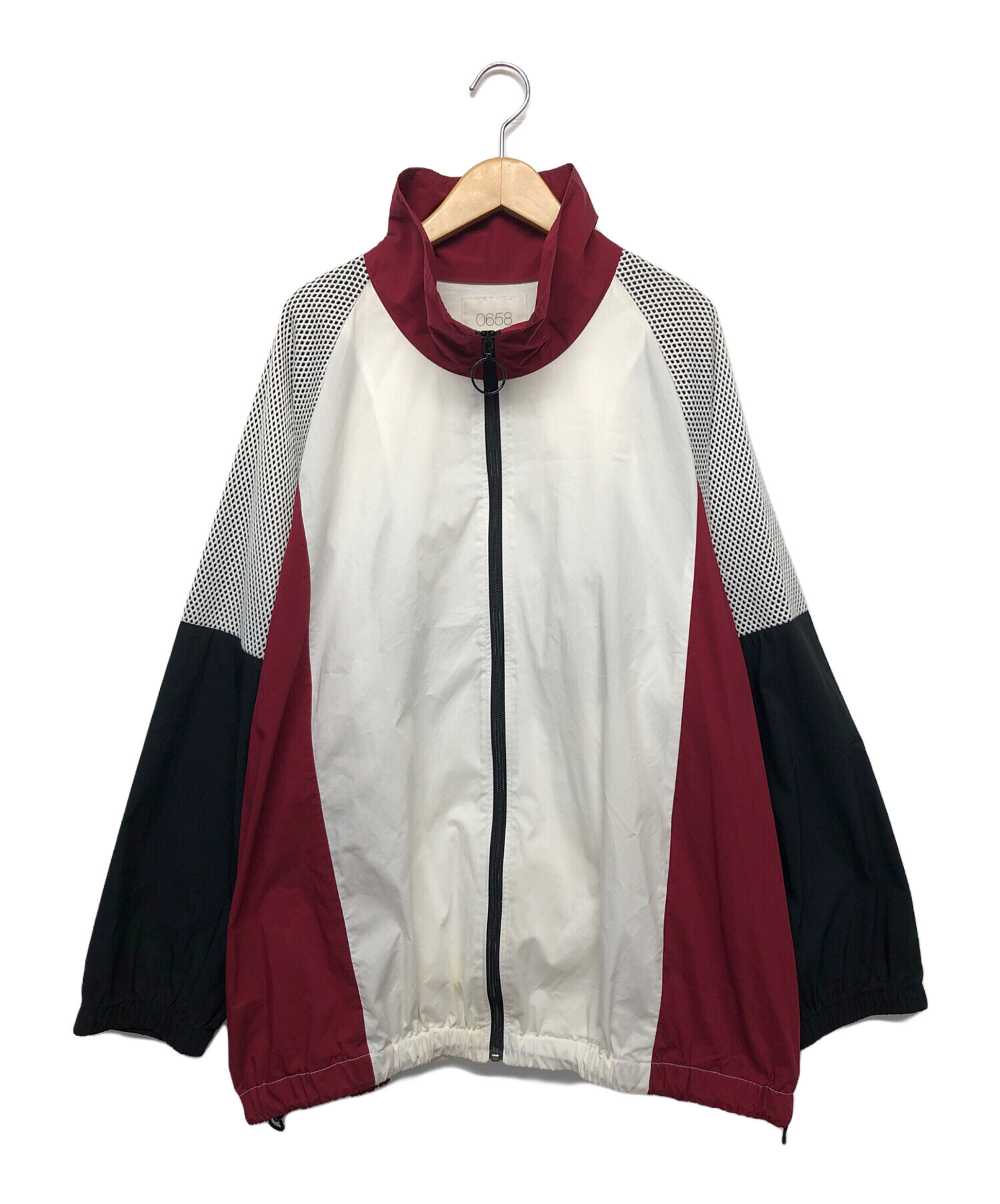 中古・古着通販】0658 (0658) ジップジャケット バーガンディー サイズ