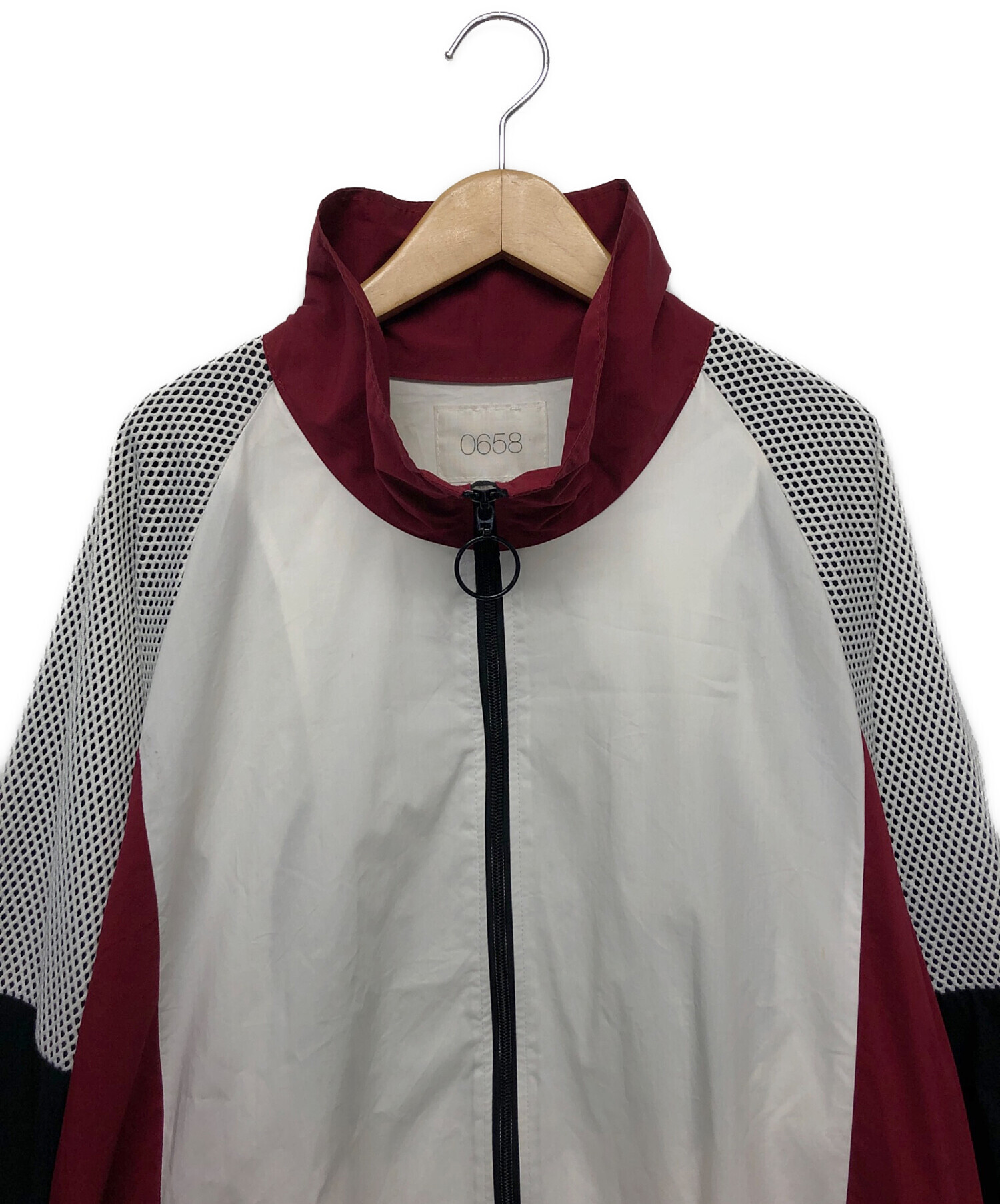 中古・古着通販】0658 (0658) ジップジャケット バーガンディー サイズ 