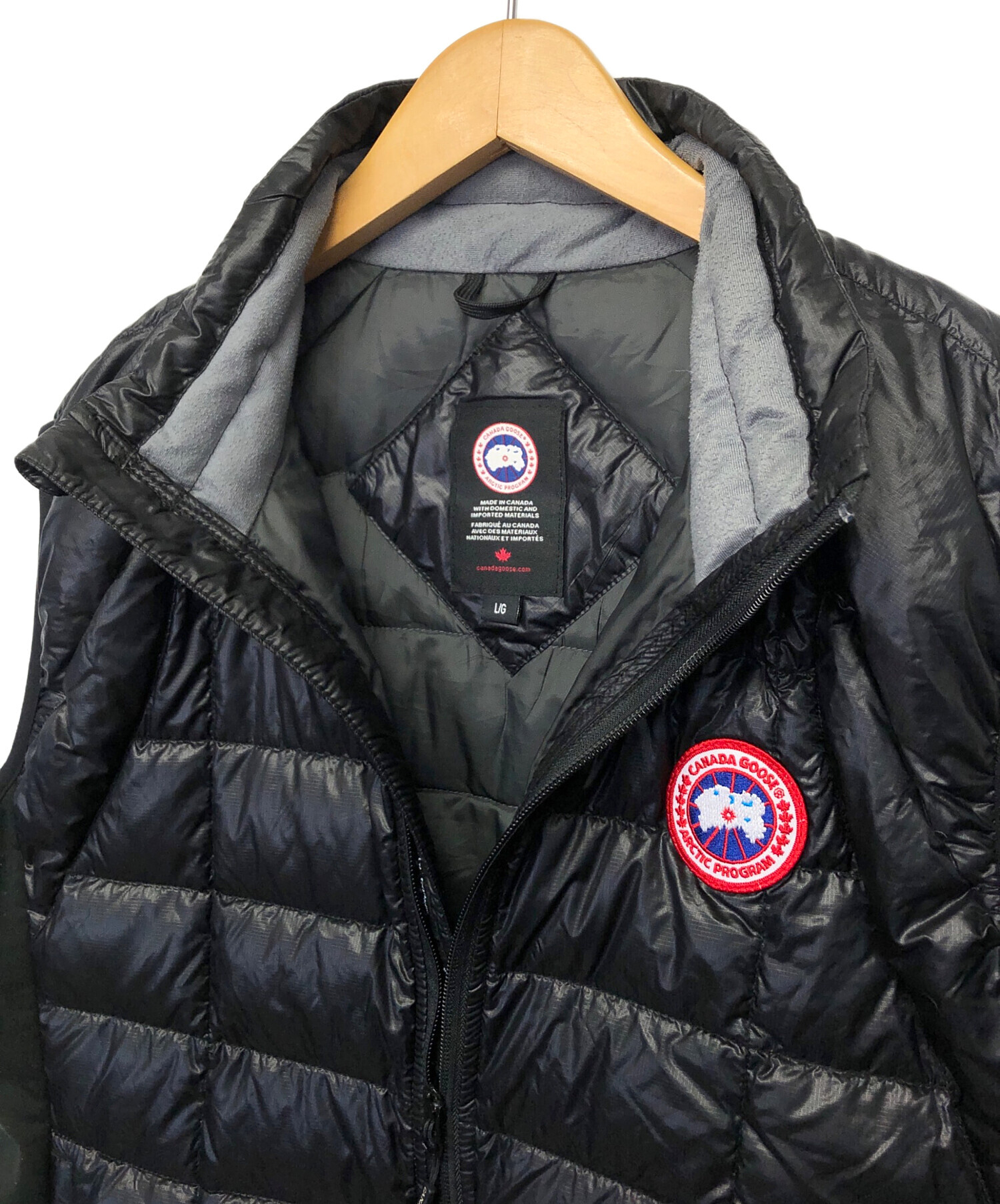 中古・古着通販】CANADA GOOSE (カナダグース) ダウンベスト ブラック