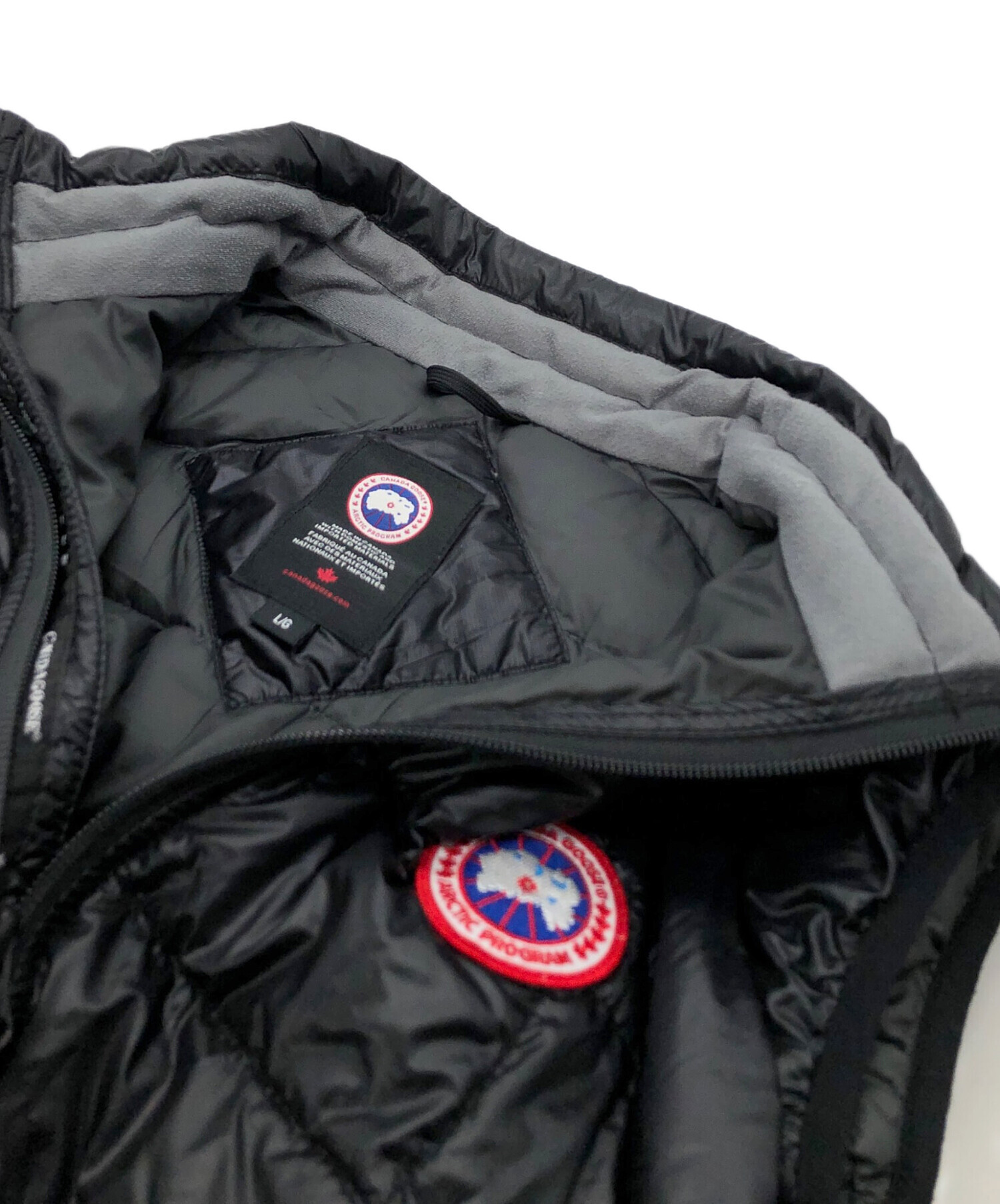 中古・古着通販】CANADA GOOSE (カナダグース) ダウンベスト ブラック