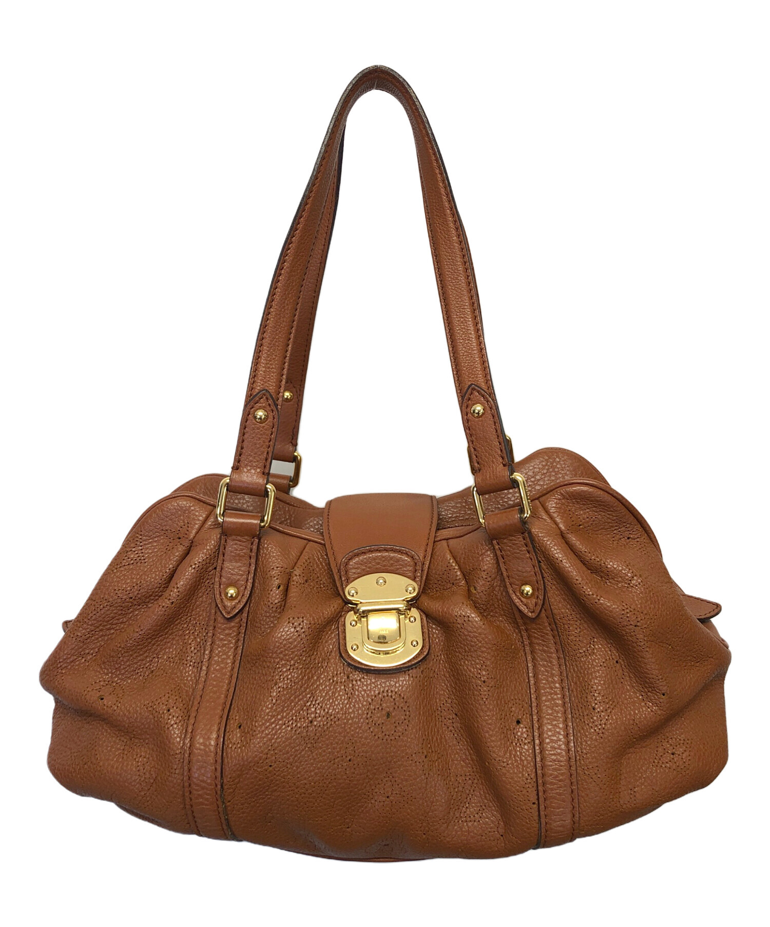 中古・古着通販】LOUIS VUITTON (ルイ ヴィトン) マヒナ ブラウン