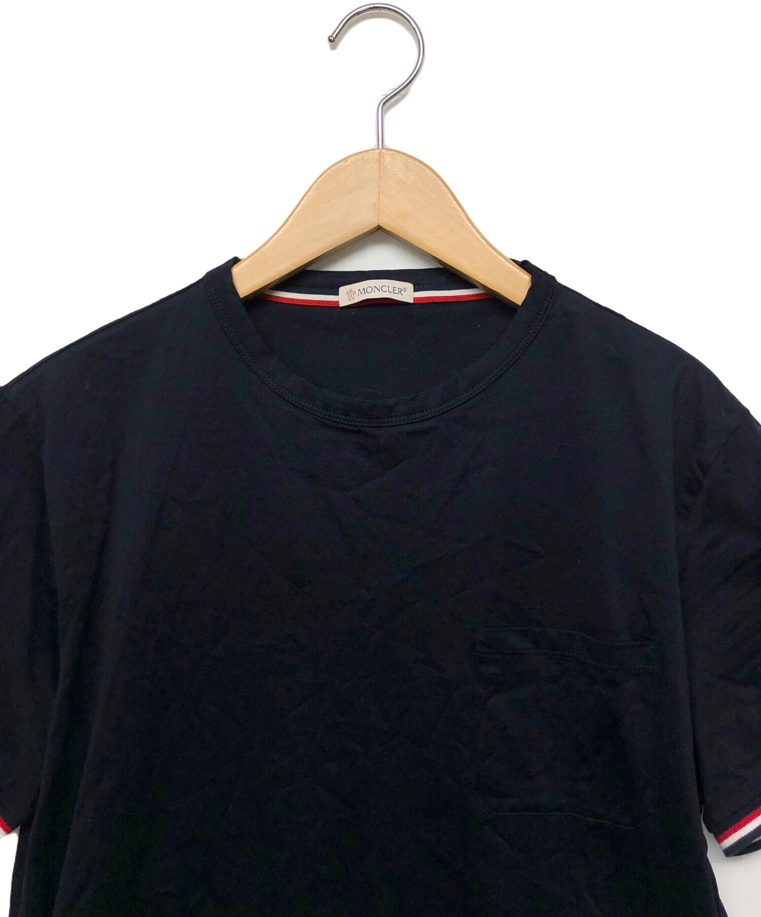 中古・古着通販】MONCLER (モンクレール) 半袖Tシャツ ネイビー サイズ 