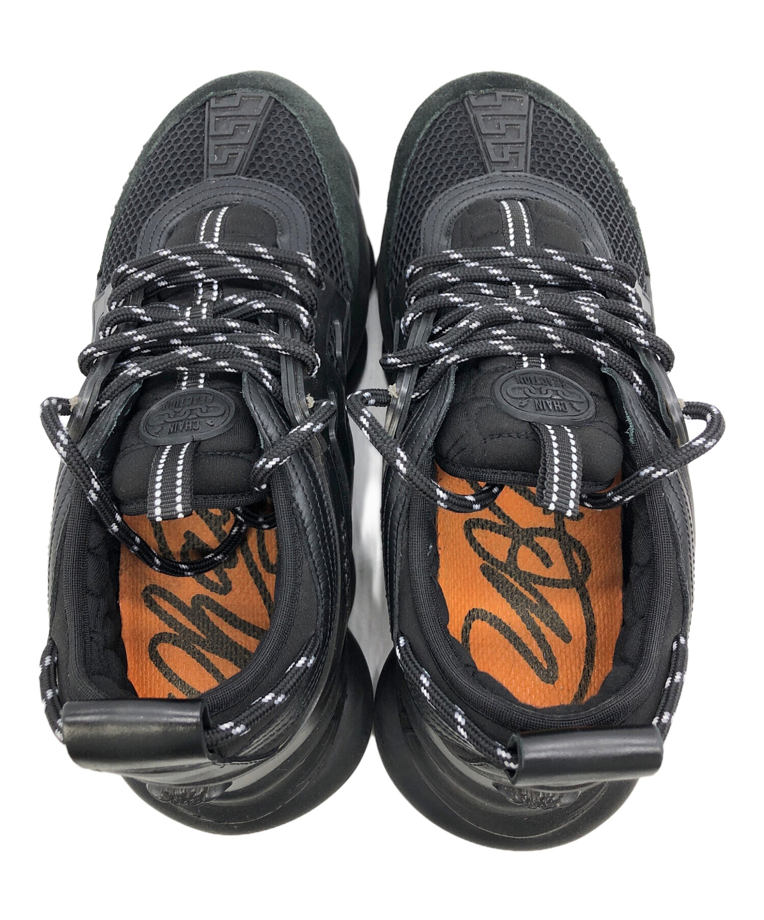 Versace ブラック スニーカー　サイズ26cm 中古・古着通販】VERSACE (ヴェルサーチ) スニーカー ブラック サイズ