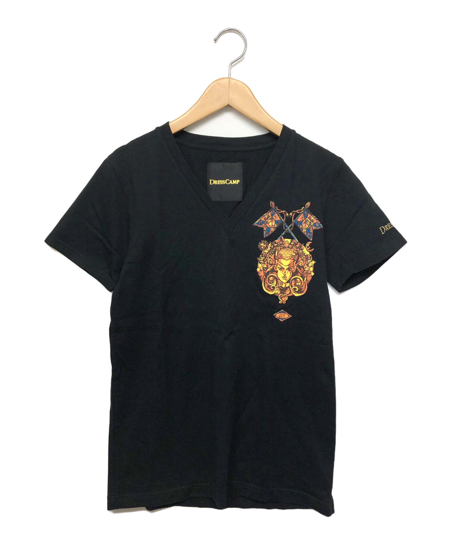 中古・古着通販】DRESS CAMP (ドレスキャンプ) Vネック半袖Tシャツ 
