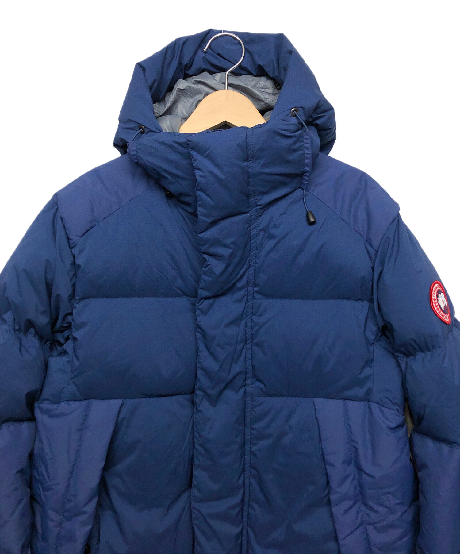 カナダグース 青 ダウンジャケット 中古・古着通販】CANADA GOOSE (カナダグース) ダウンジャケット