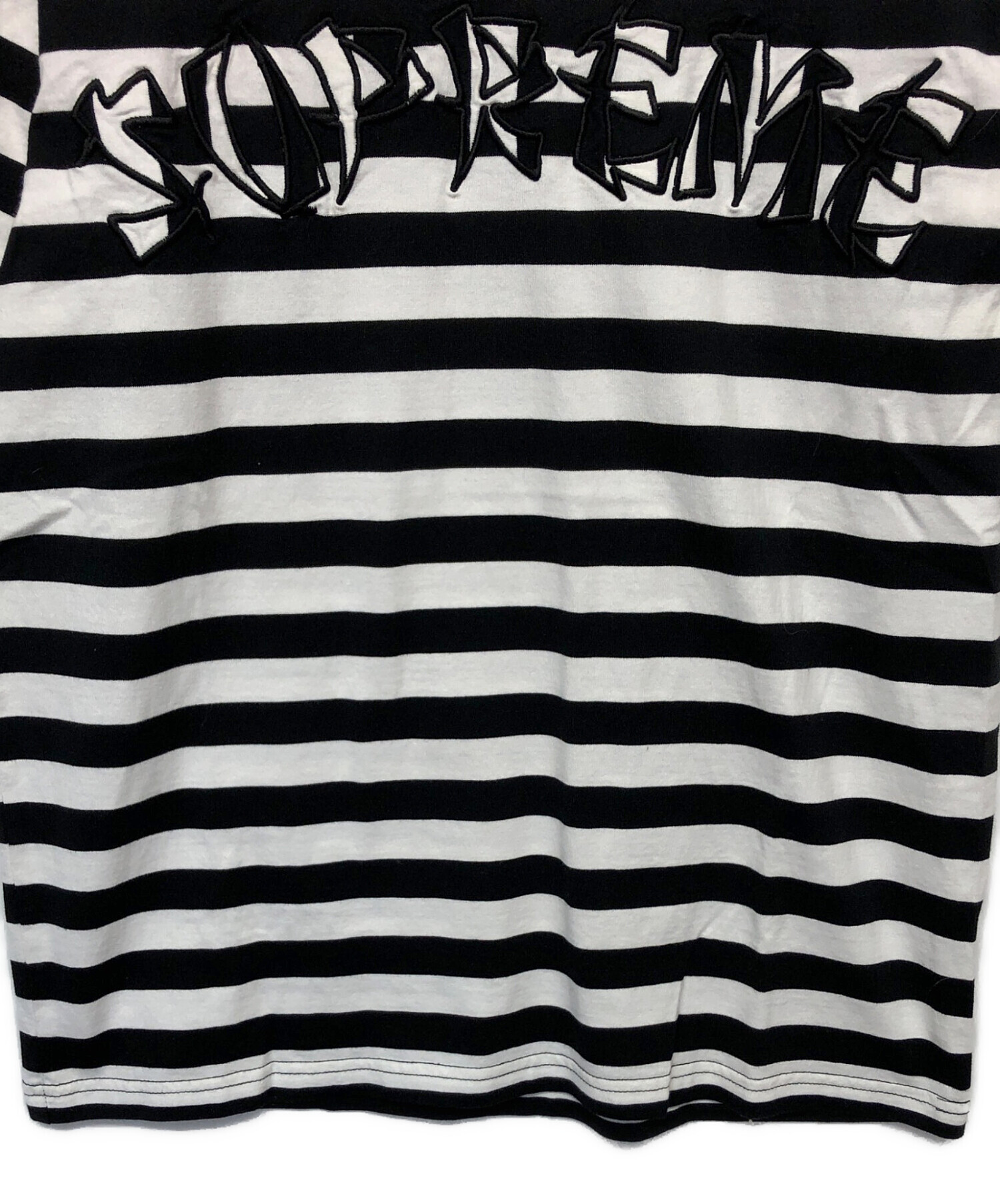 中古・古着通販】Supreme (シュプリーム) 半袖ボーダーTシャツ 