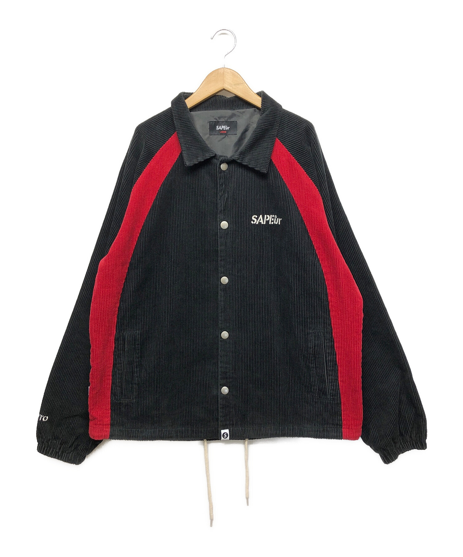 中古・古着通販】SAPEur (サプール) コーデュロイジャケット ブラック