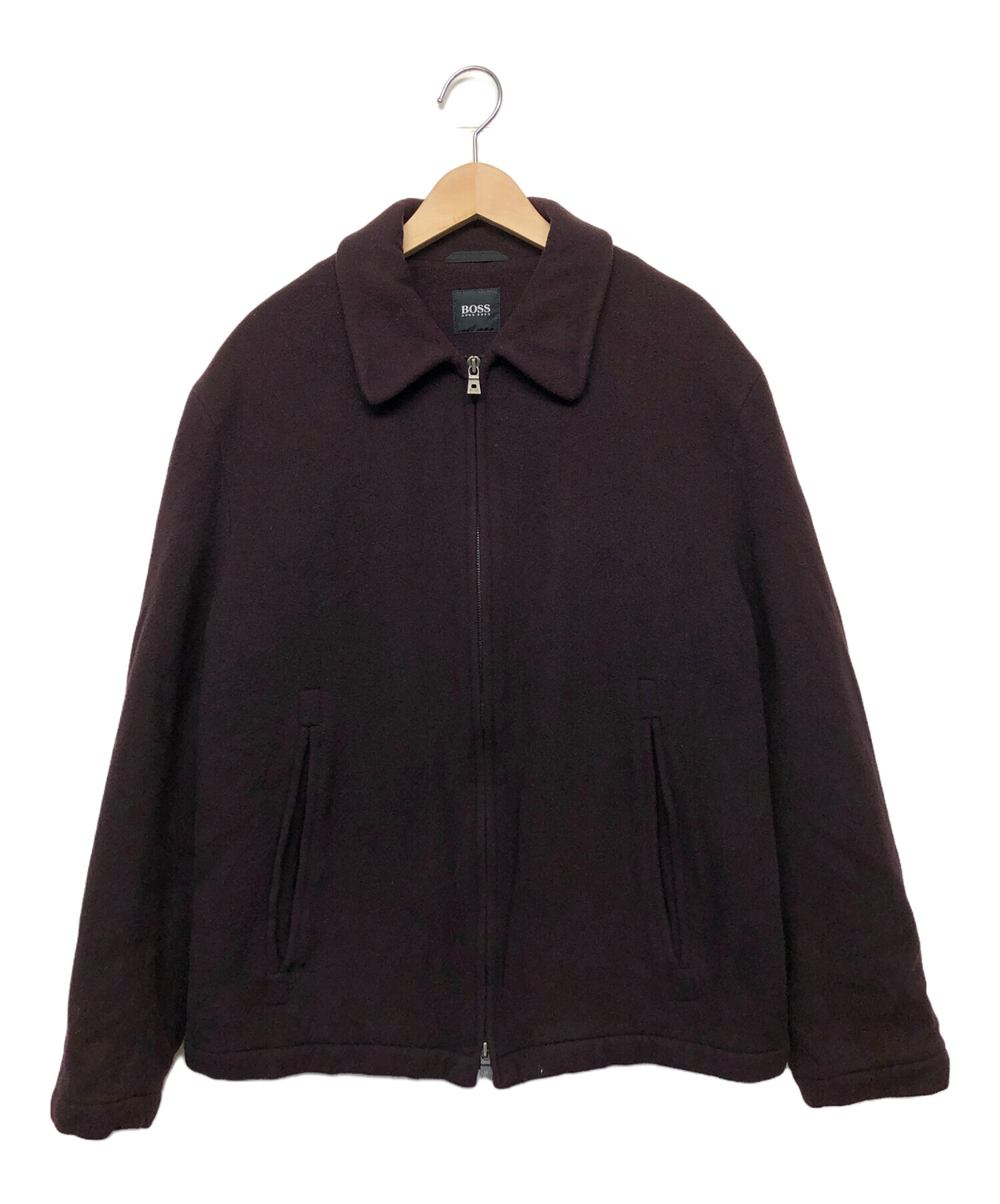 中古・古着通販】BOSS (ボス) スイングトップ バーガンディー サイズ