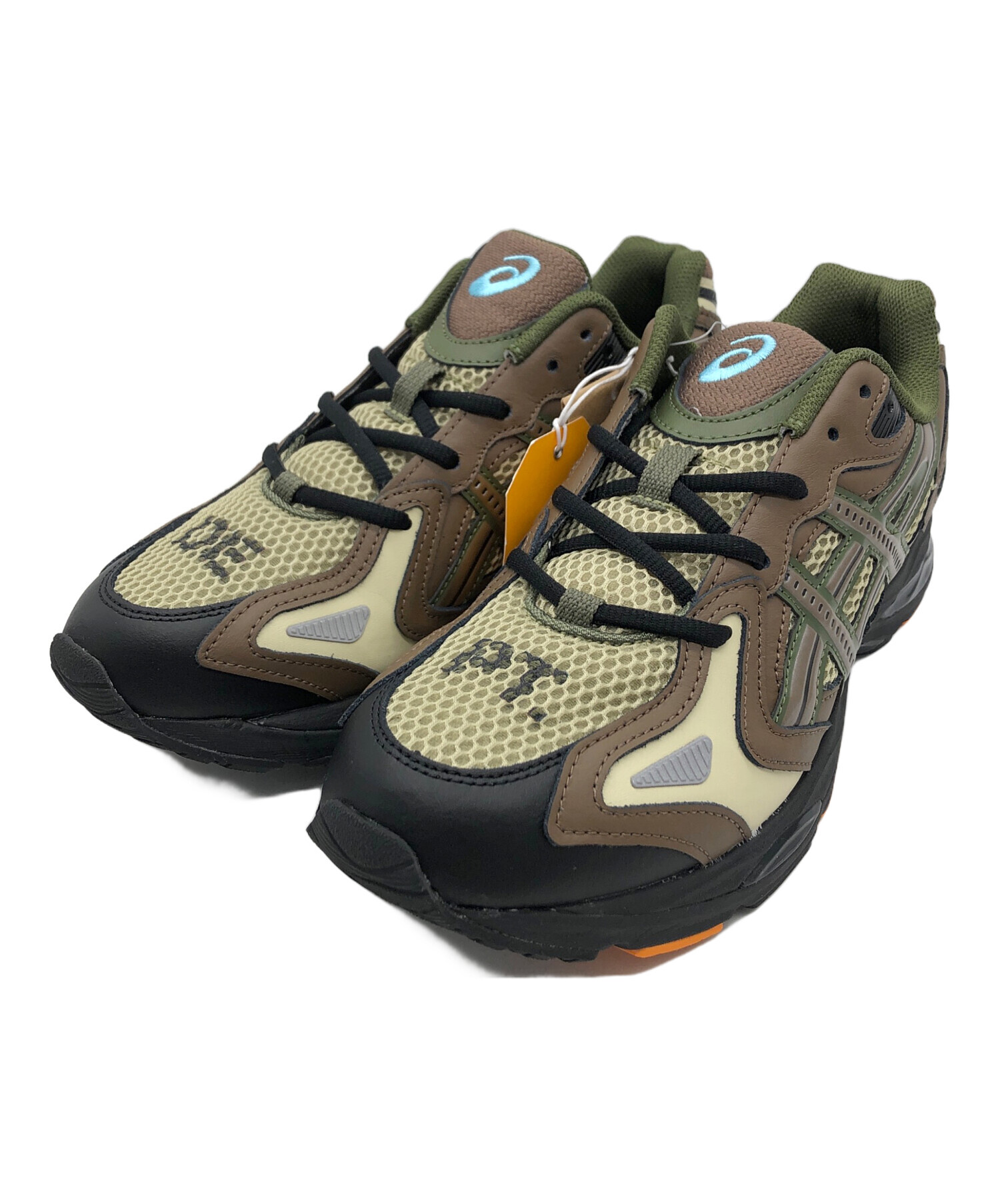 中古・古着通販】asics (アシックス) スニーカー カーキ×ブラウン