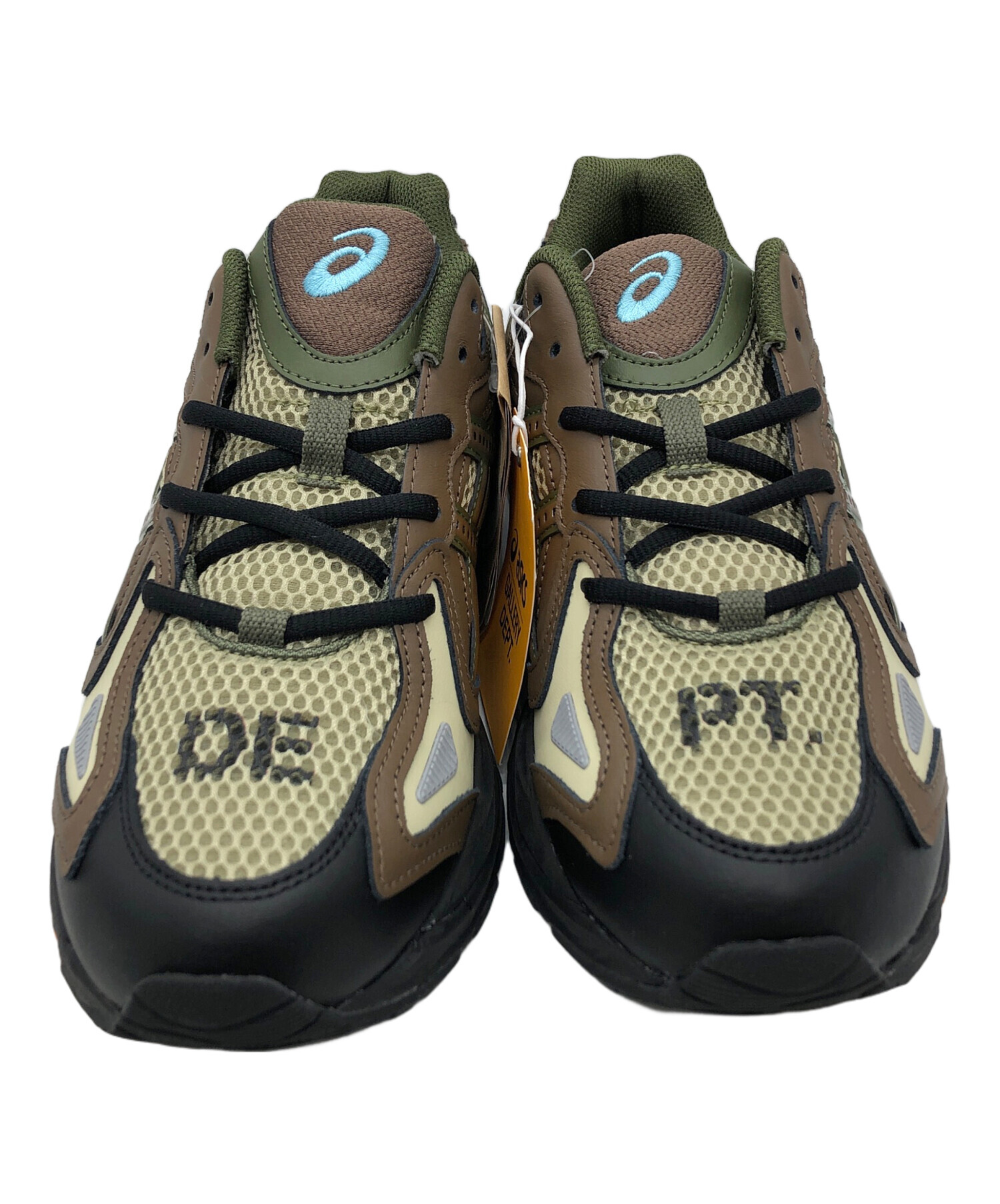 中古・古着通販】asics (アシックス) スニーカー カーキ×ブラウン