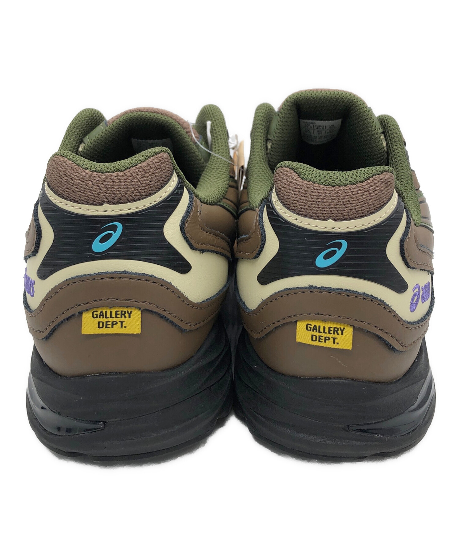 中古・古着通販】asics (アシックス) スニーカー カーキ×ブラウン