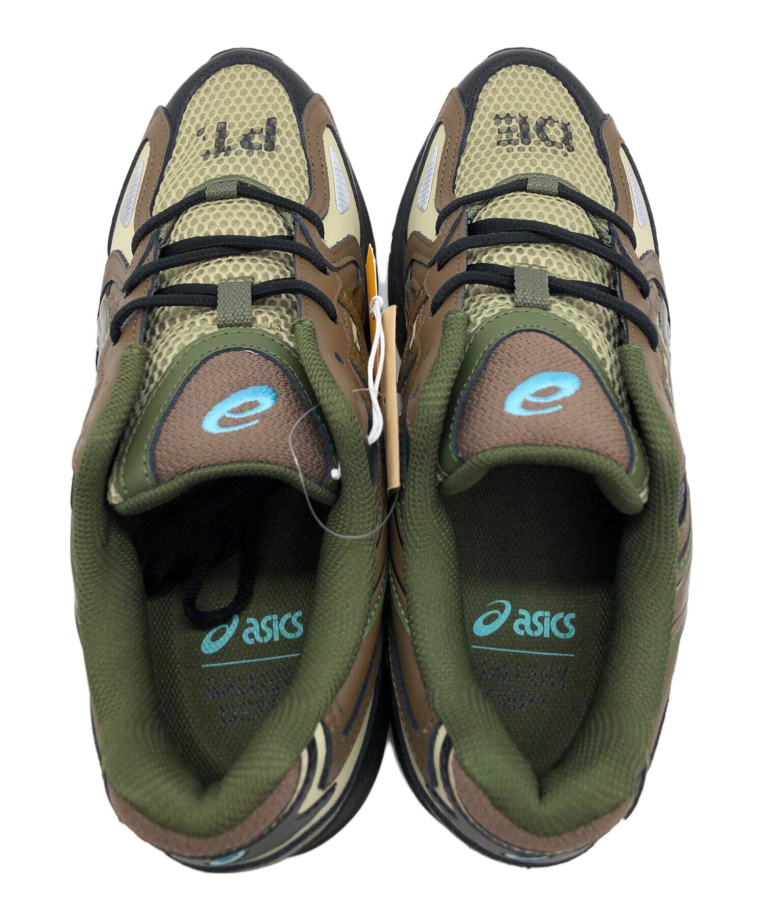 asics アシックス スニーカー 26cm 茶 【古着】【中古】【送料無料】 中古・古着通販】asics (アシックス) スニーカー カーキ×ブラウン