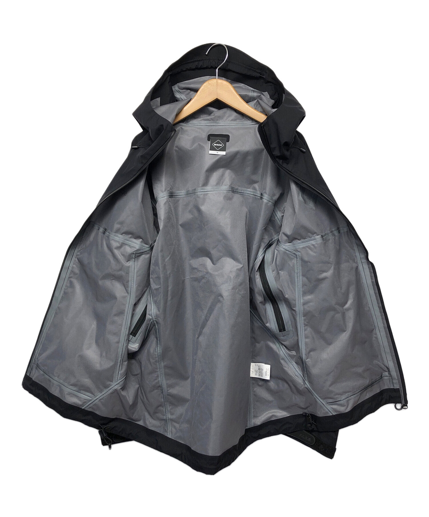 Bristol ブラック ナイロンジャケット M F.C.Real Bristol（エフシーレアルブリストル）の「ALL WEATHER JACKET