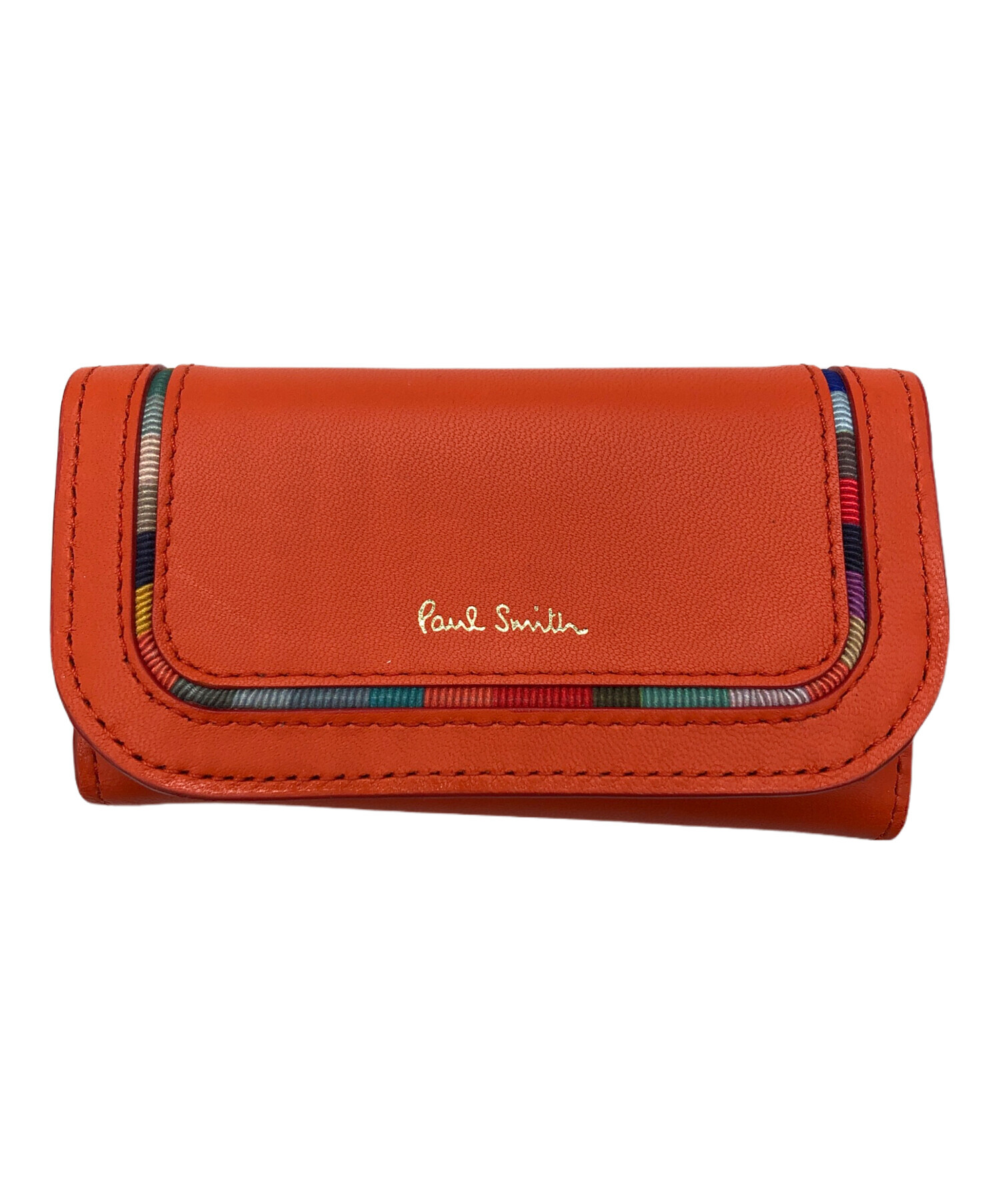 中古・古着通販】PAUL SMITH (ポールスミス) キーケース オレンジ 未