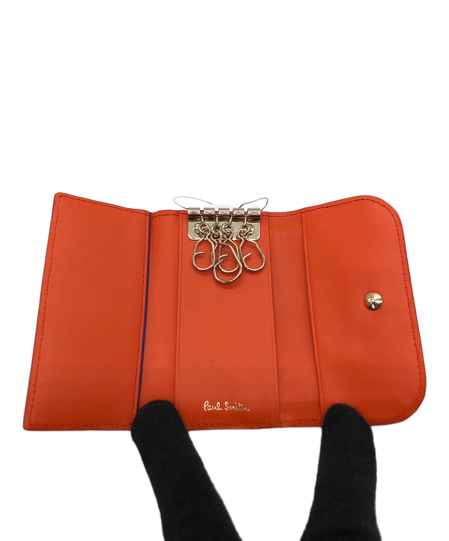 中古・古着通販】PAUL SMITH (ポールスミス) キーケース オレンジ 未 