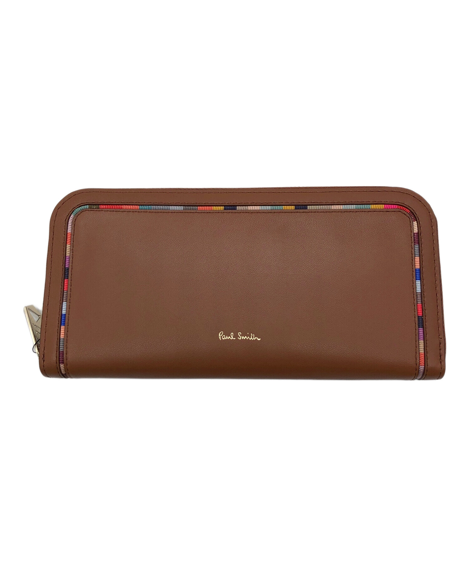 中古・古着通販】Paul Smith (ポールスミス) 長財布 ブラウン 未使用品 