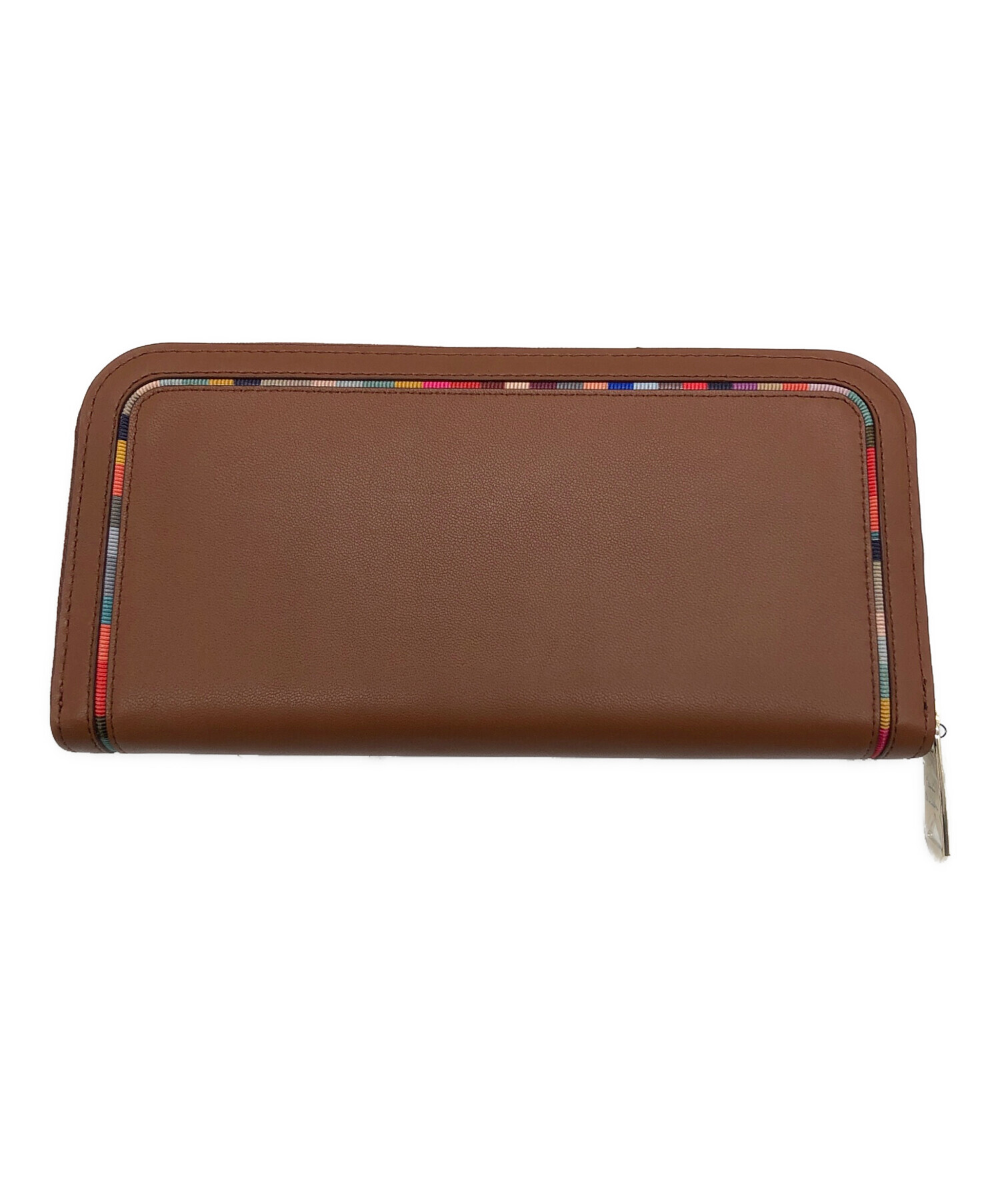 中古・古着通販】Paul Smith (ポールスミス) 長財布 ブラウン 未使用品 