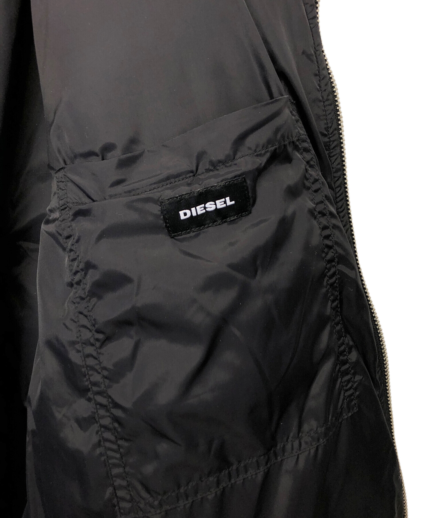 中古・古着通販】DIESEL (ディーゼル) ナイロンウールジャケット 