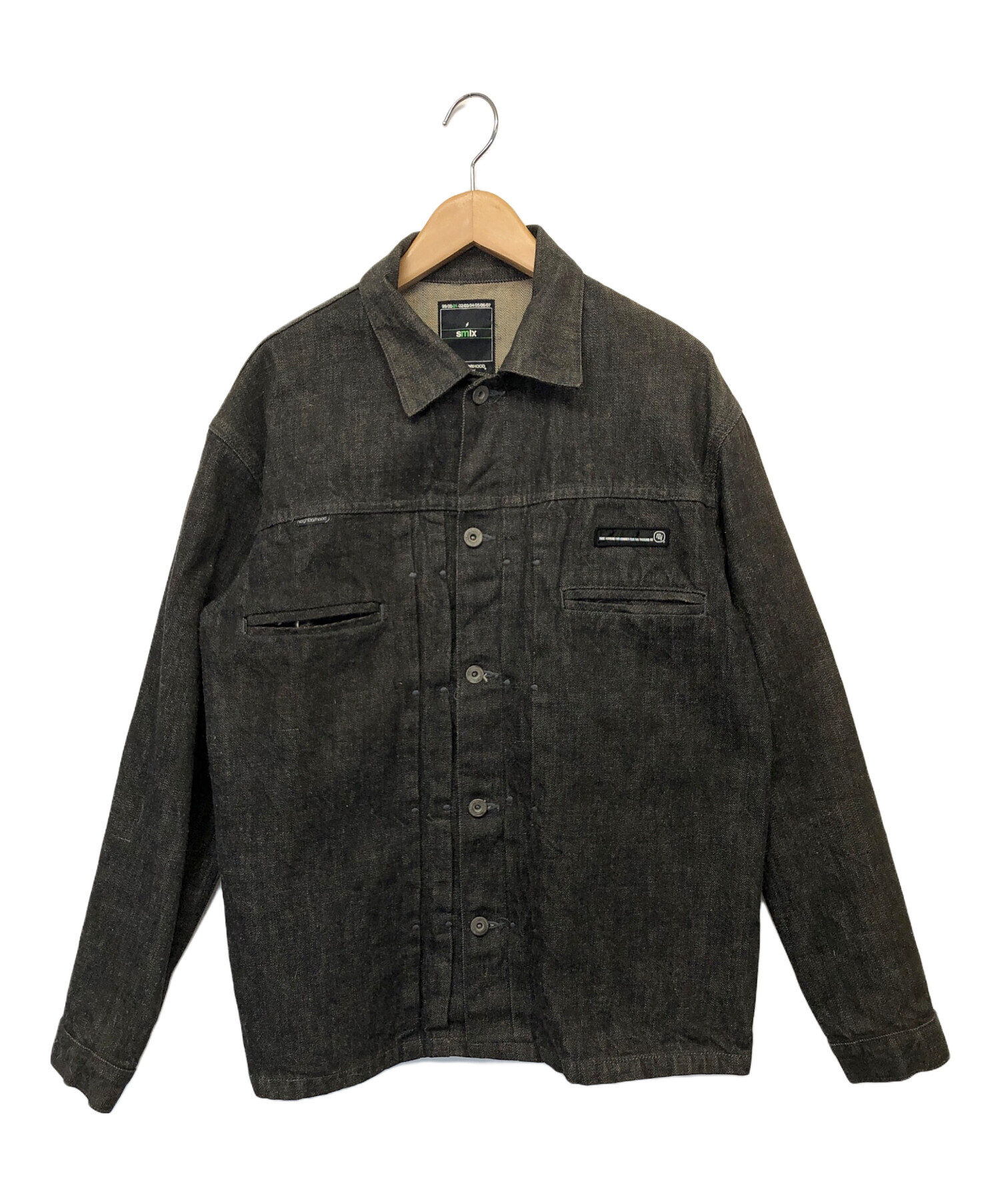 中古・古着通販】NEIGHBORHOOD (ネイバーフッド) ブラックデニム 