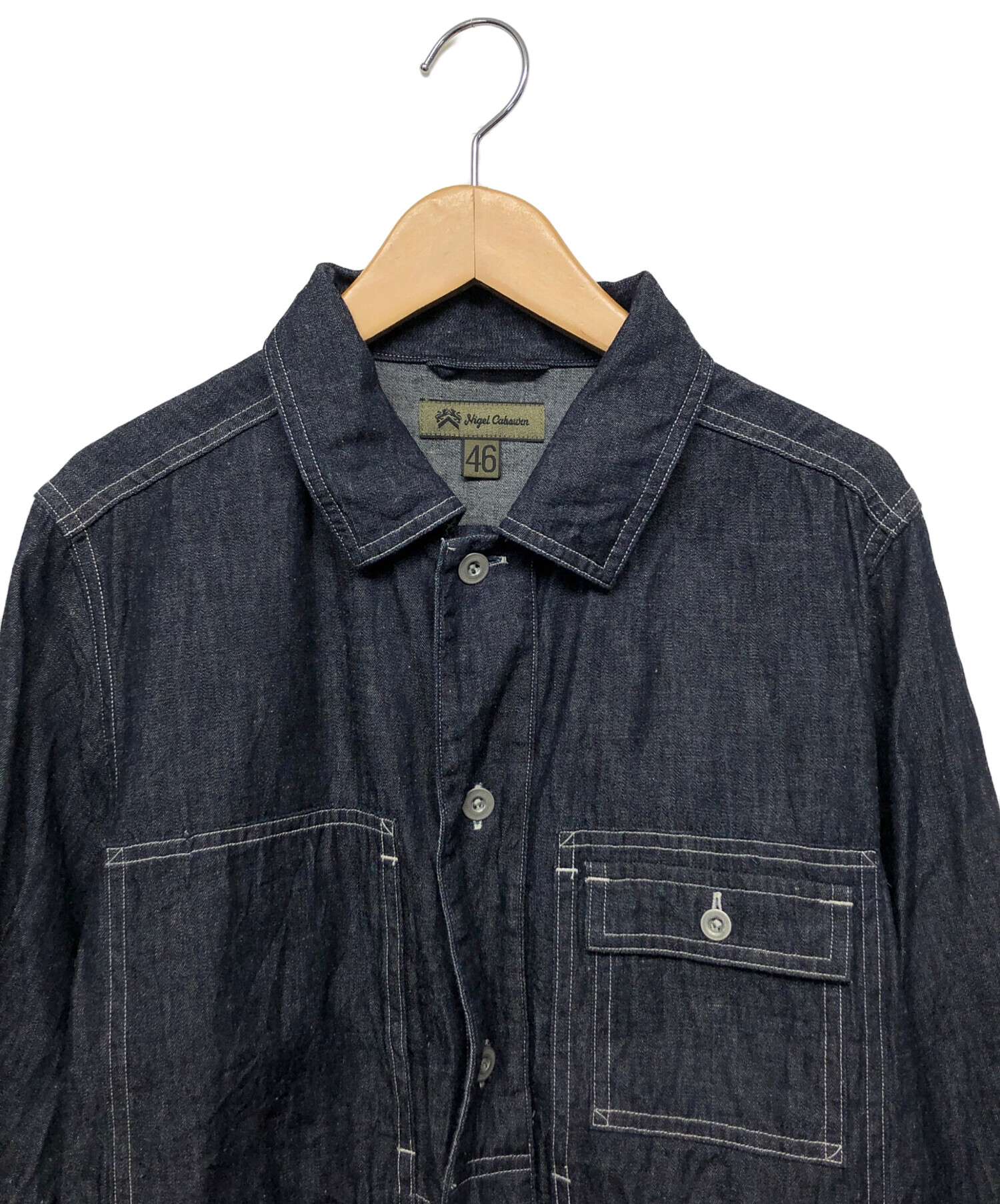 中古・古着通販】NIGEL CABOURN (ナイジェルケーボン) デニムシャツ 