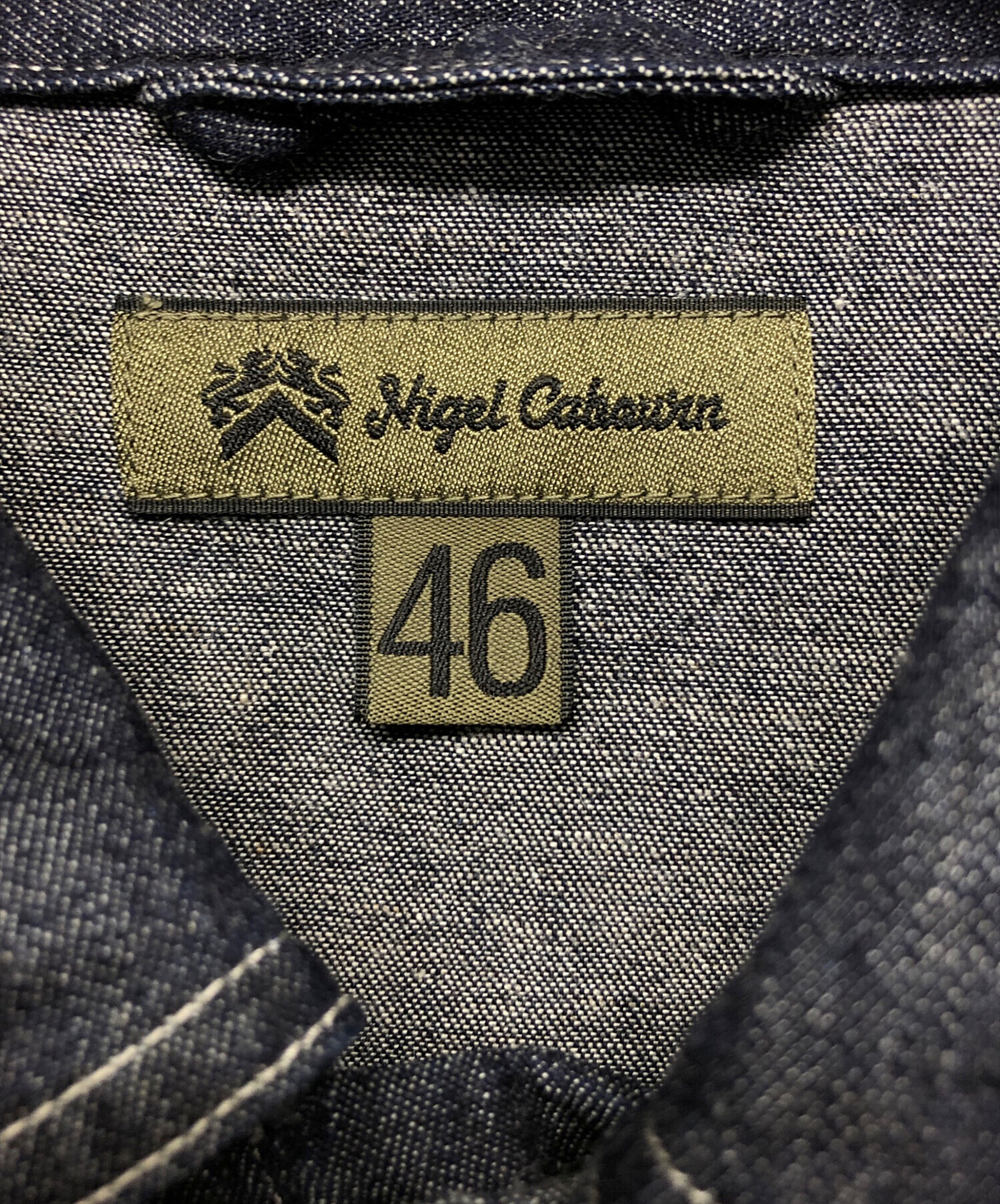 中古・古着通販】NIGEL CABOURN (ナイジェルケーボン) デニムシャツ 