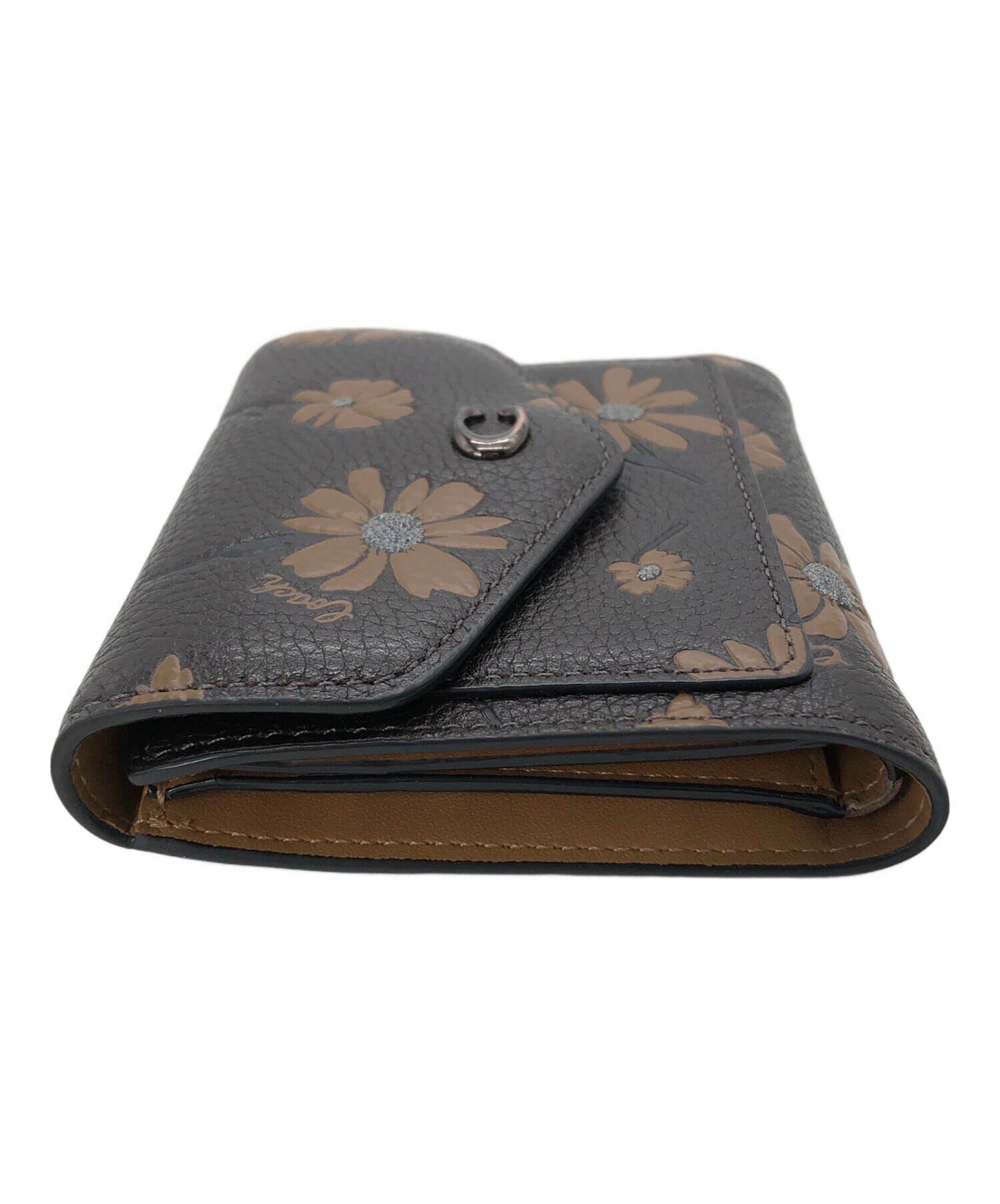 Coach 三つ折り財布 ブラウン 中古・古着通販】COACH (コーチ) 3つ折り財布 ブラウン｜ブランド