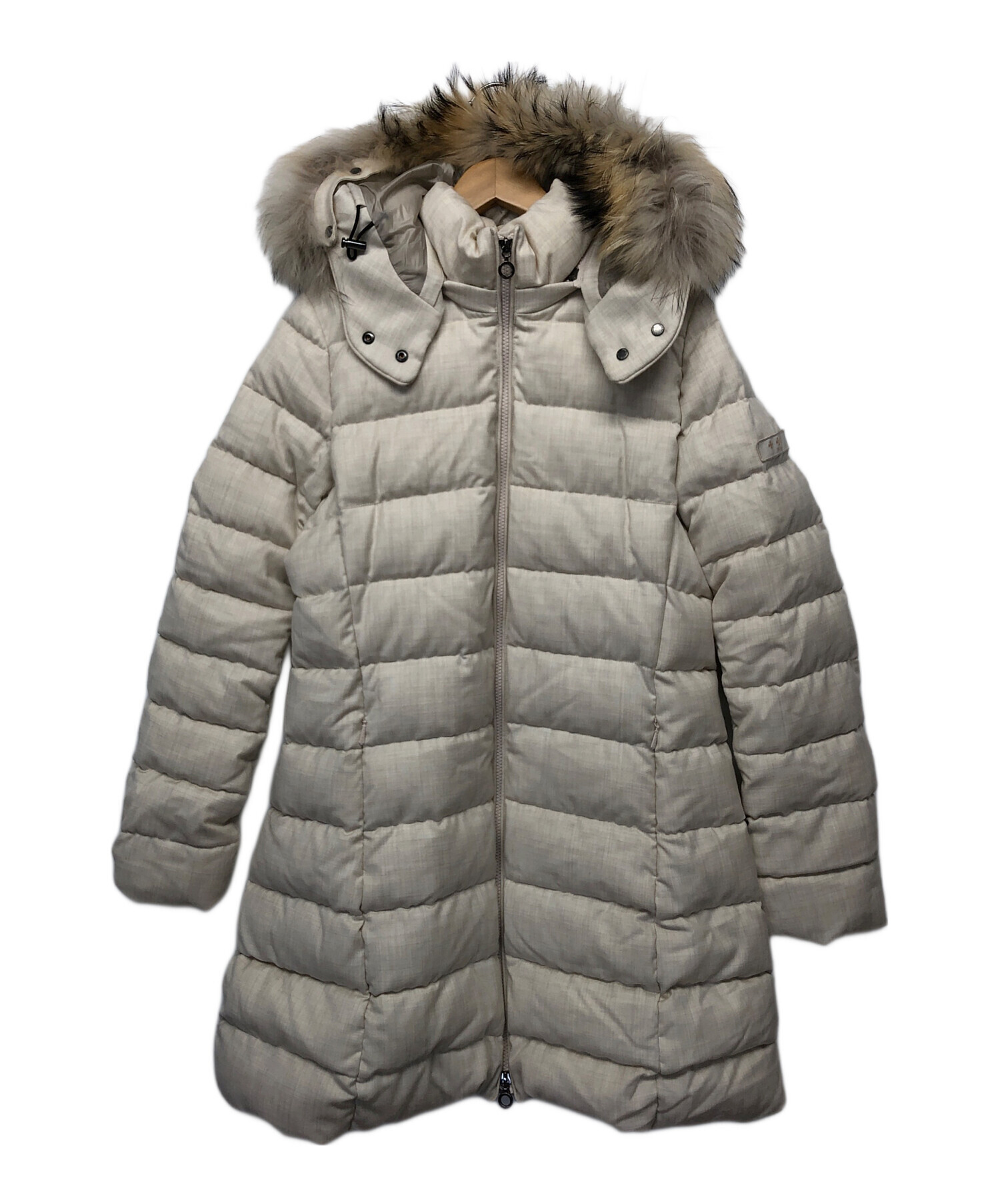 中古・古着通販】TATRAS (タトラス) ダウンコート アイボリー サイズ 