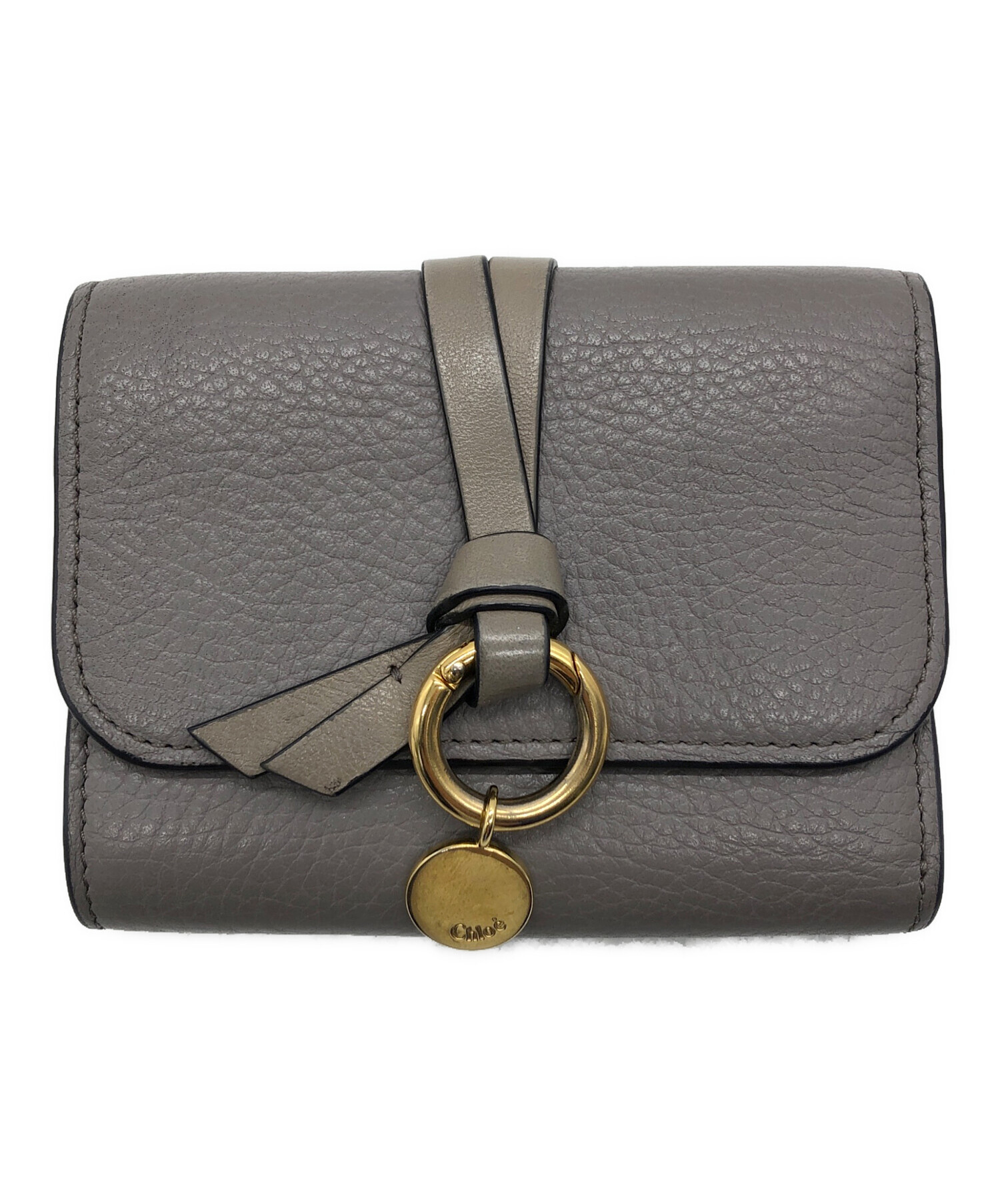 中古・古着通販】Chloe (クロエ) 3つ折り財布 グレー｜ブランド・古着 