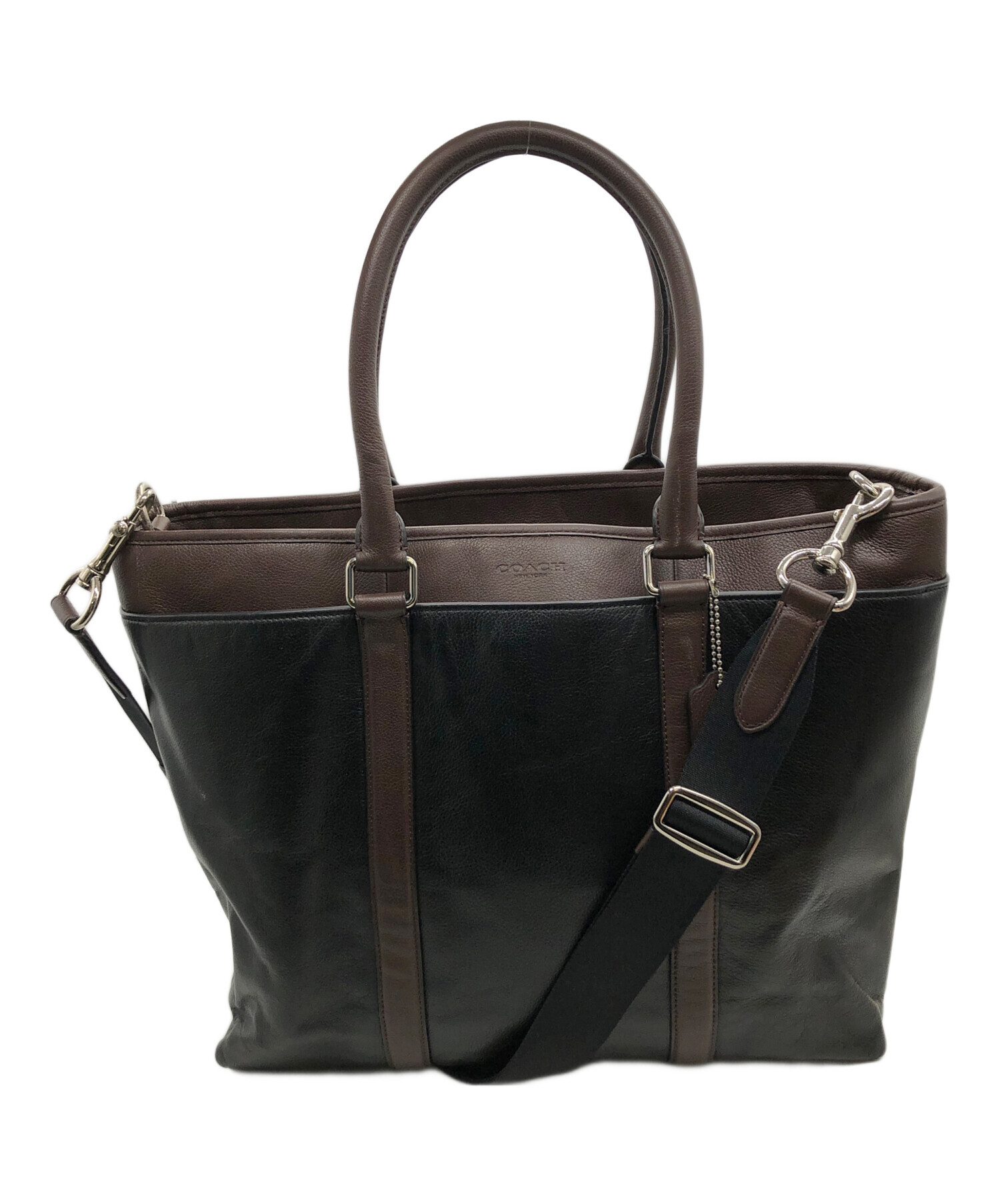 中古・古着通販】COACH (コーチ) トートバッグ ブラック