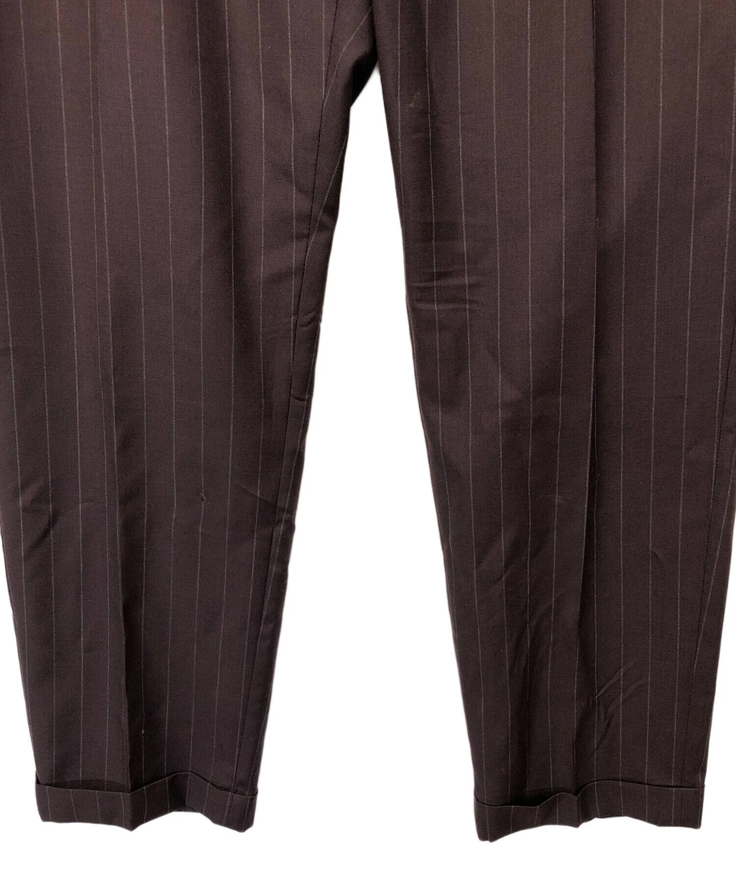 中古・古着通販】WACKO MARIA (ワコマリア) ウールスラックス ボルドー