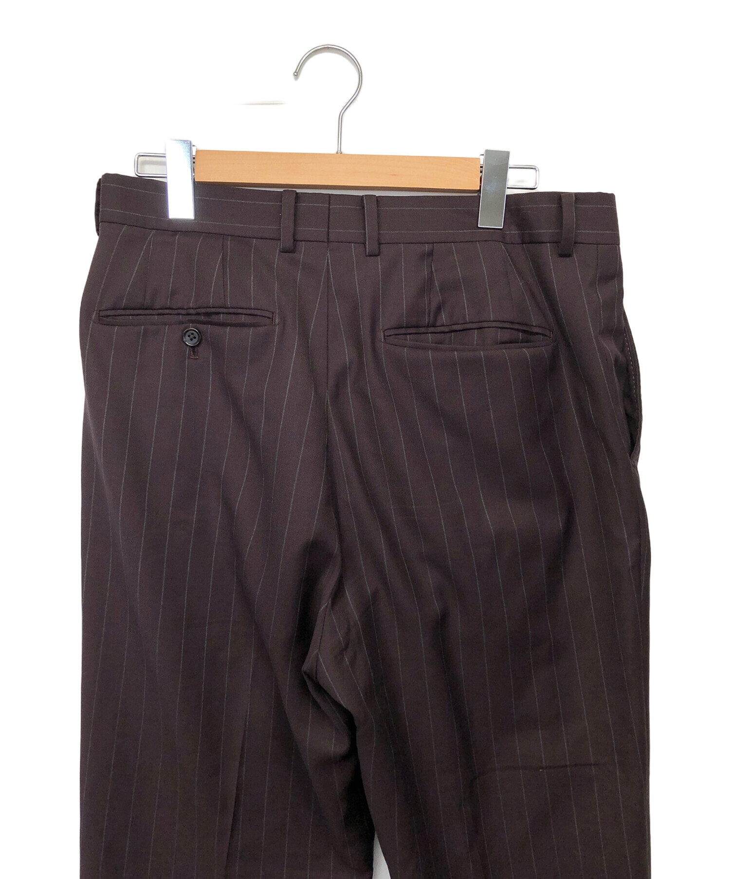 中古・古着通販】WACKO MARIA (ワコマリア) ウールスラックス ボルドー