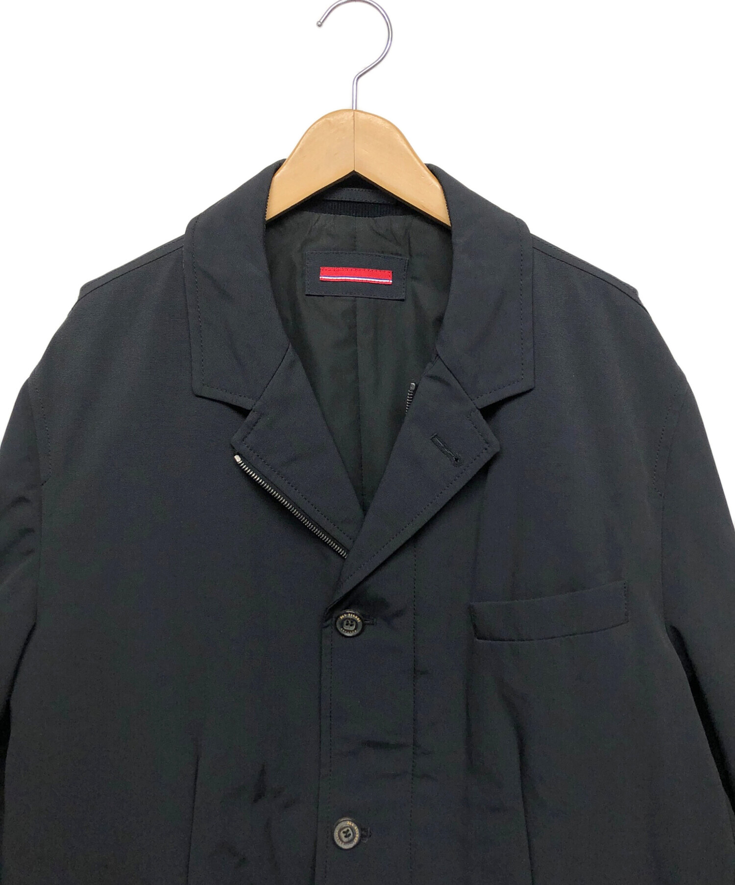 PAL ZILERI パルジレーリ カシミヤ混 ロングコート ブラック 中古・古着通販】PAL ZILERI (パルジレリ) コート ブラック サイズ:58