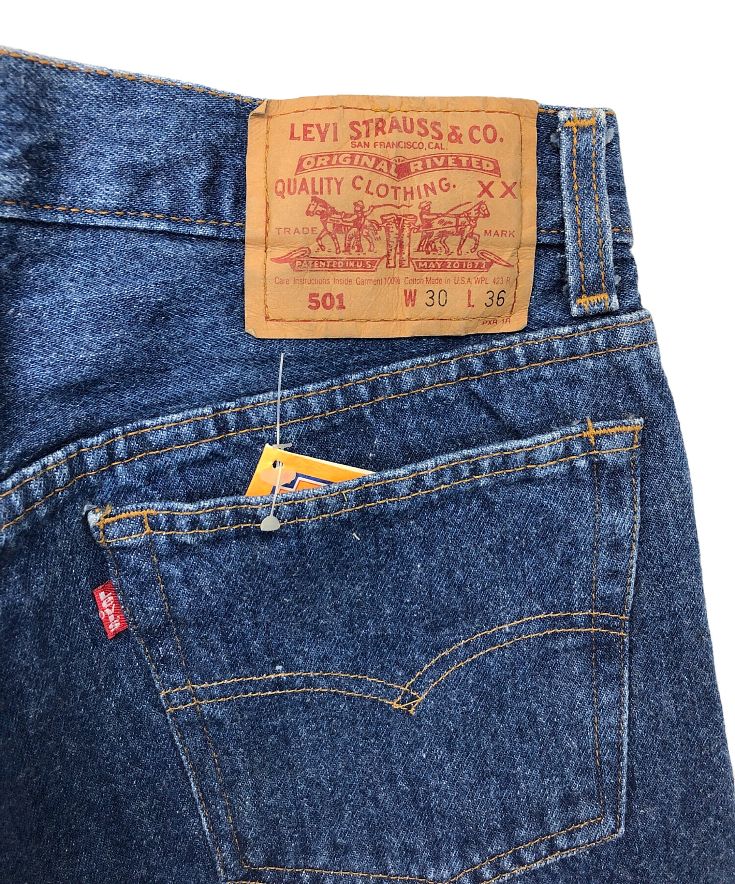 中古・古着通販】LEVI'S (リーバイス) デニムパンツ インディゴ サイズ