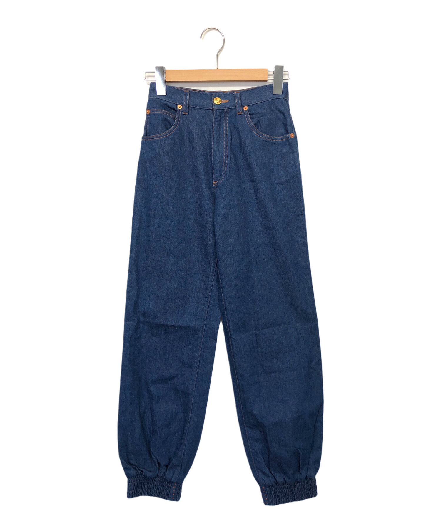 中古・古着通販】GUCCI (グッチ) ギャザーアンクル デニム ジョガー