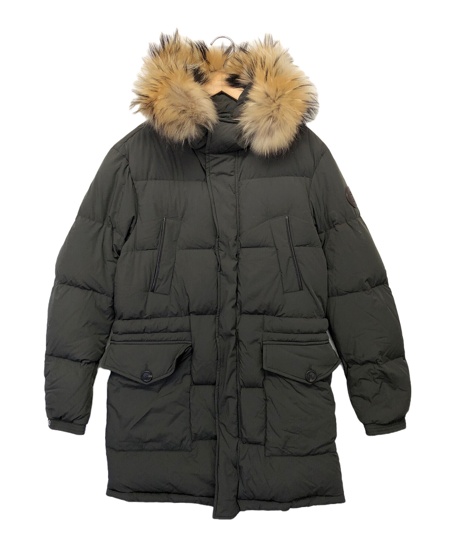 中古・古着通販】dunhill (ダンヒル) ダウンコート オリーブ サイズ