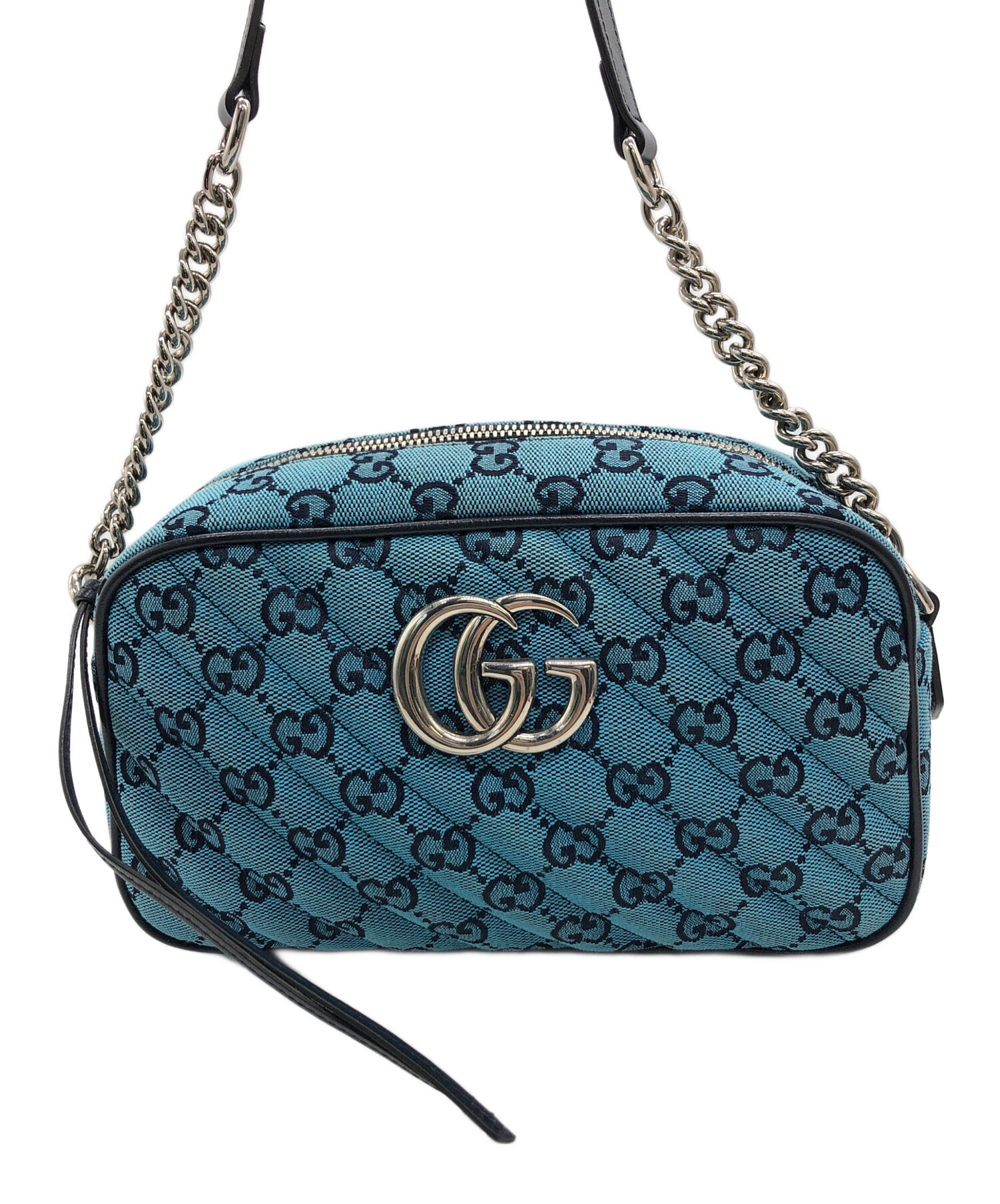 中古・古着通販】GUCCI (グッチ) ショルダーバッグ ブルー｜ブランド 