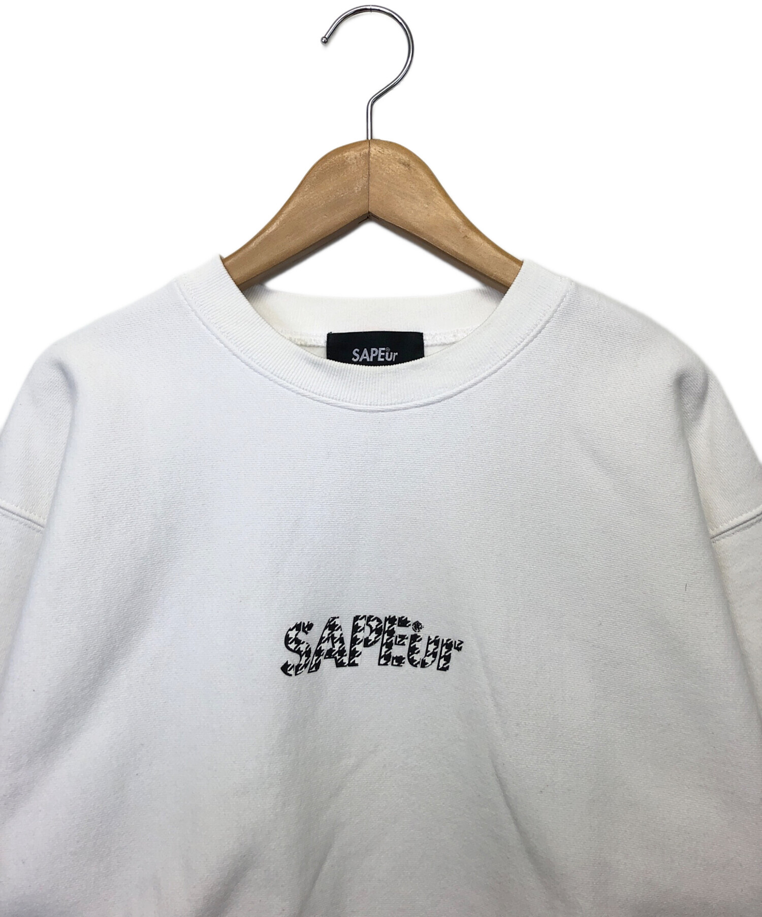中古・古着通販】SAPEur (サプール) スウェット ホワイト サイズ:L