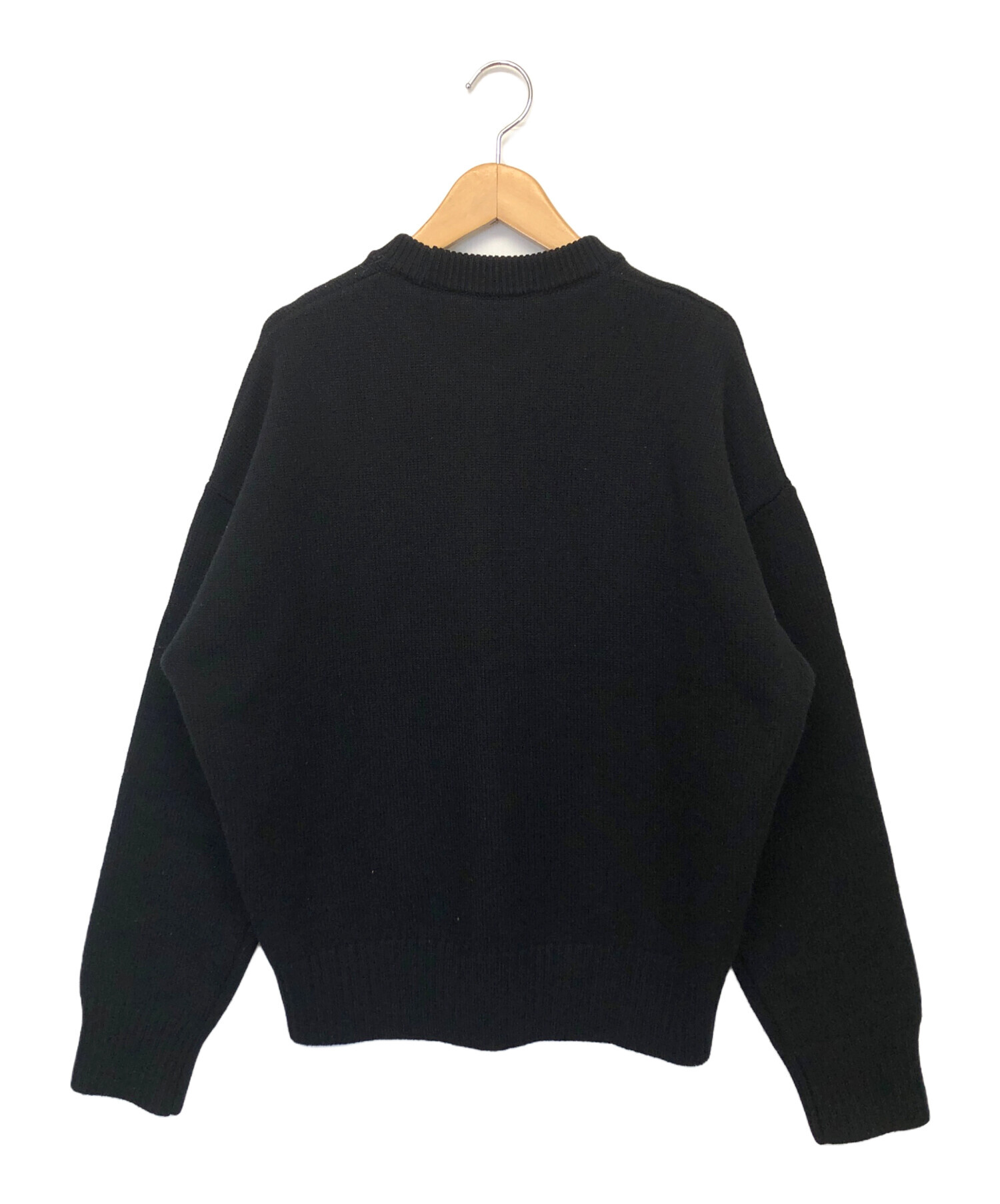 アミパリス セーター ニット ブラック LサイズK1 AMI PARIS