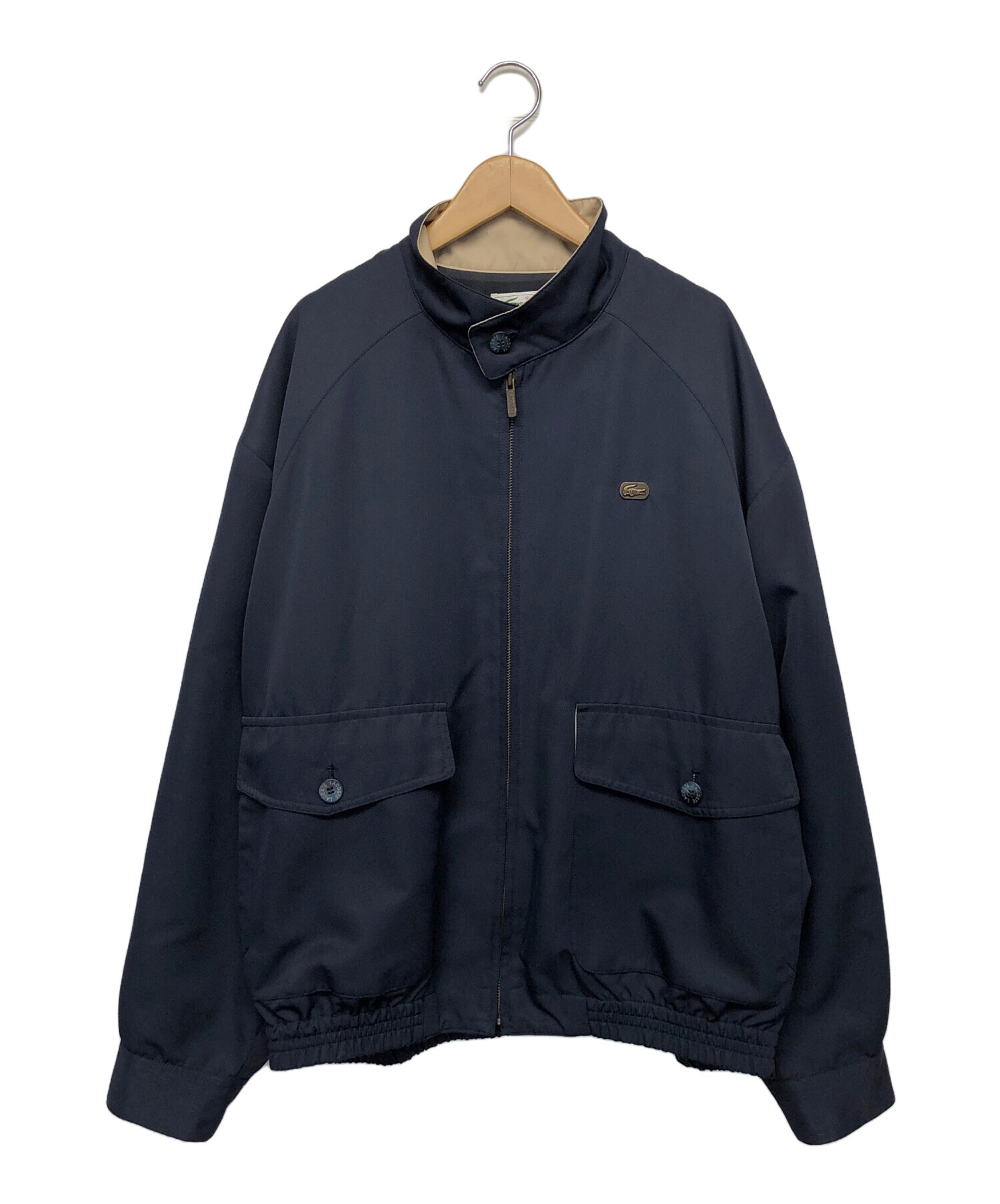 中古・古着通販】LACOSTE (ラコステ) ハリントンジャケット ネイビー  